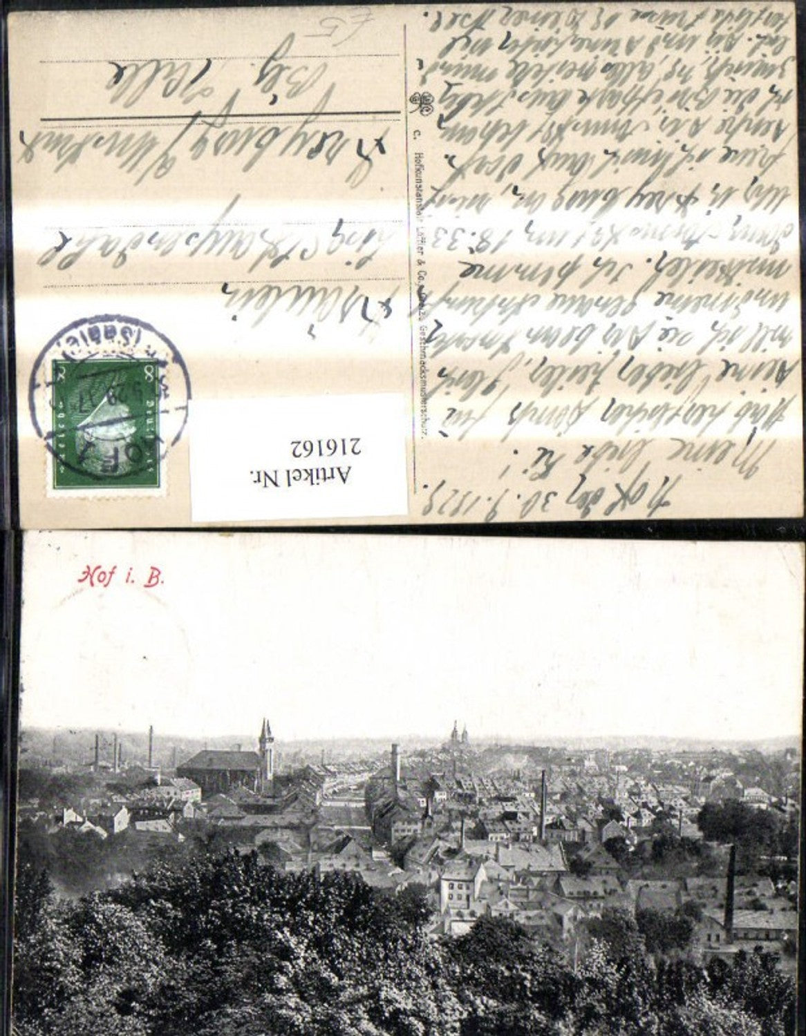 216162, Hof i. Bayern Hof ad Saale