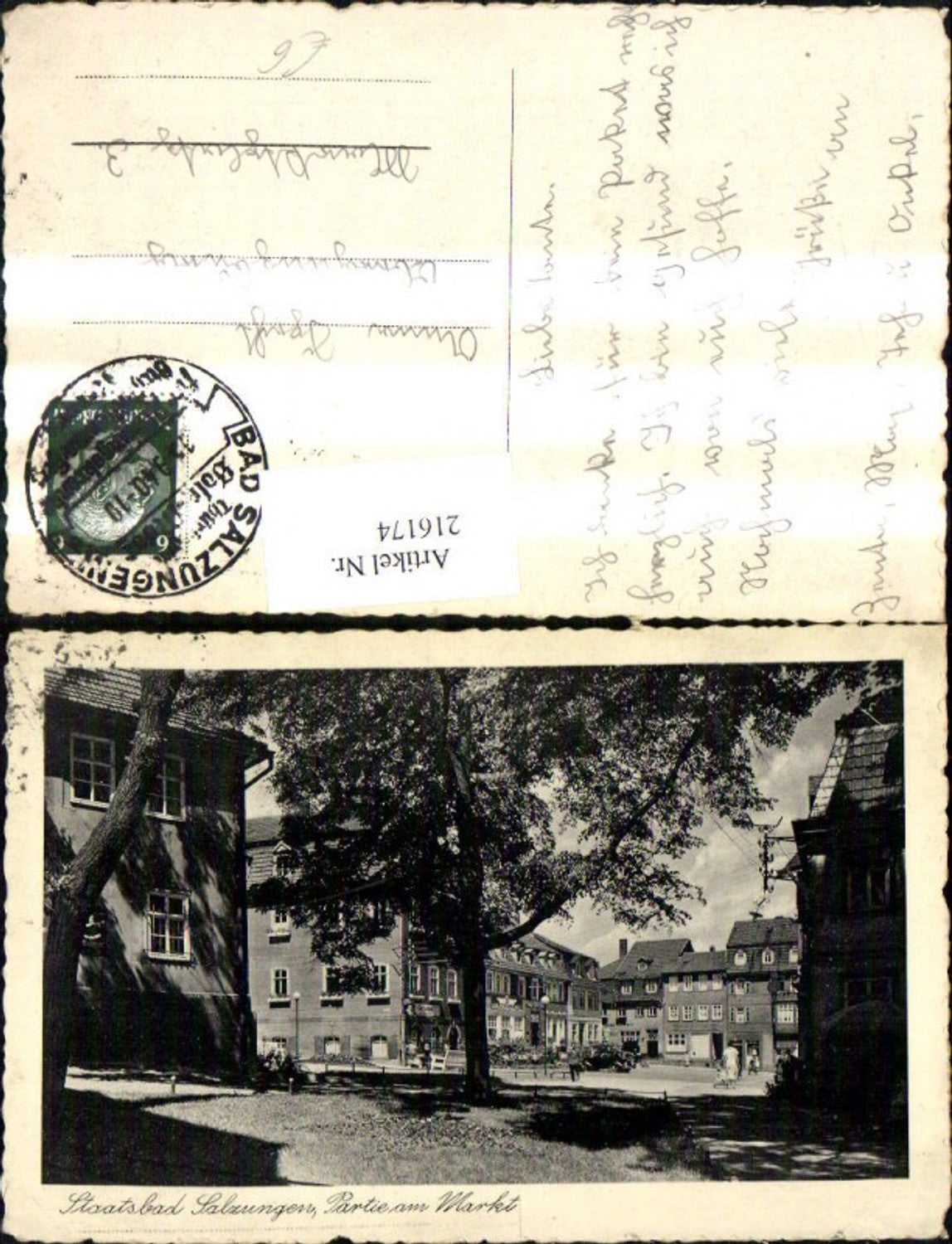 216174,Bad Salzungen Staatsbad Salzungen Partie a. Markt