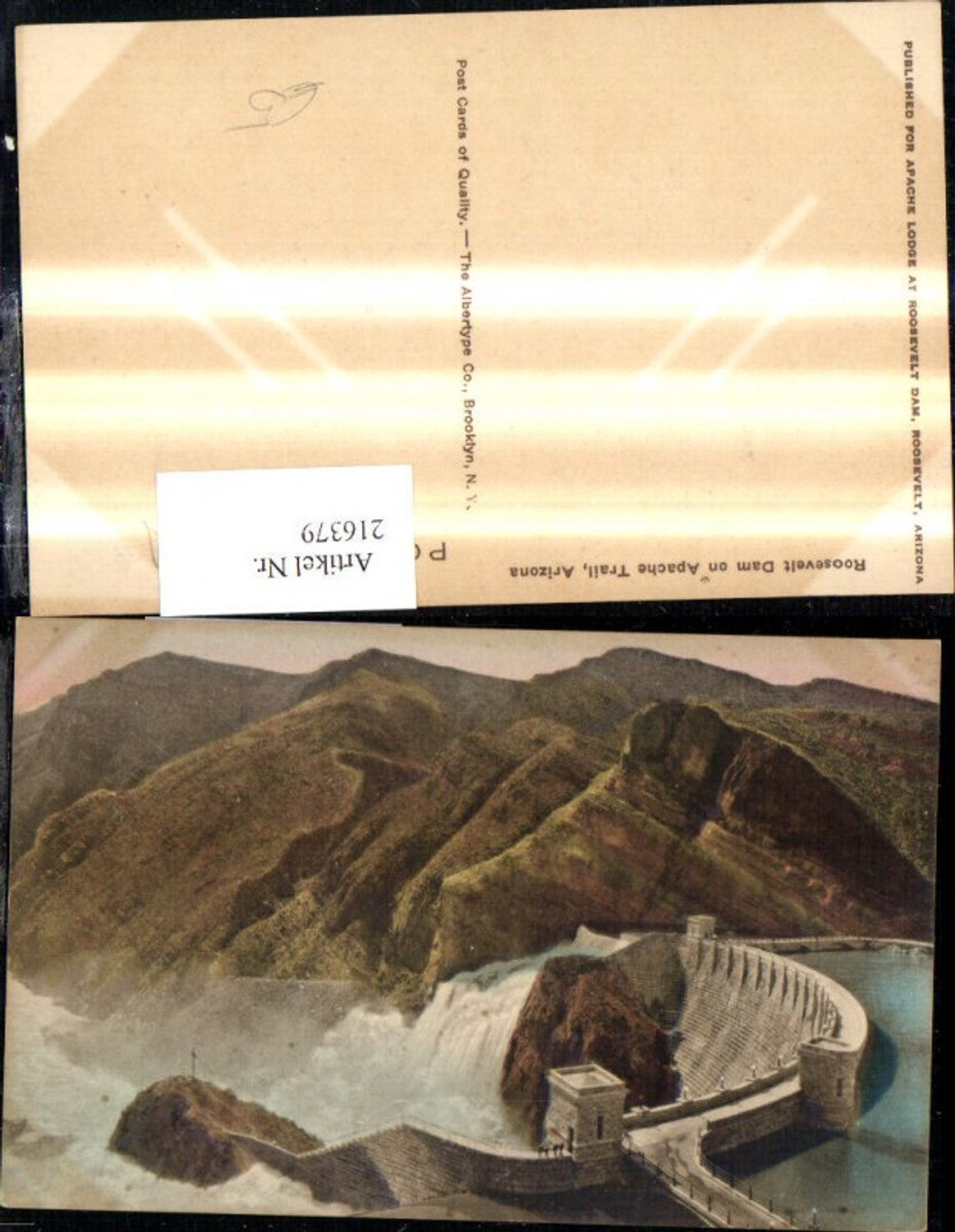216379,Talsperre Roosevelt Dam on Apache Trail Arizona