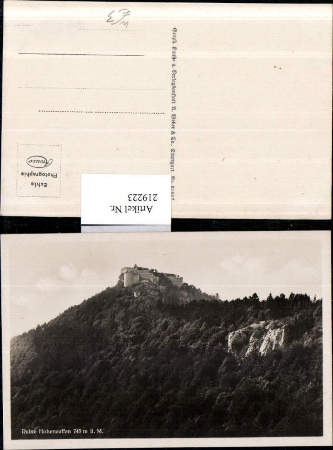 219223, Hoheneuffen ruins near Neuffen