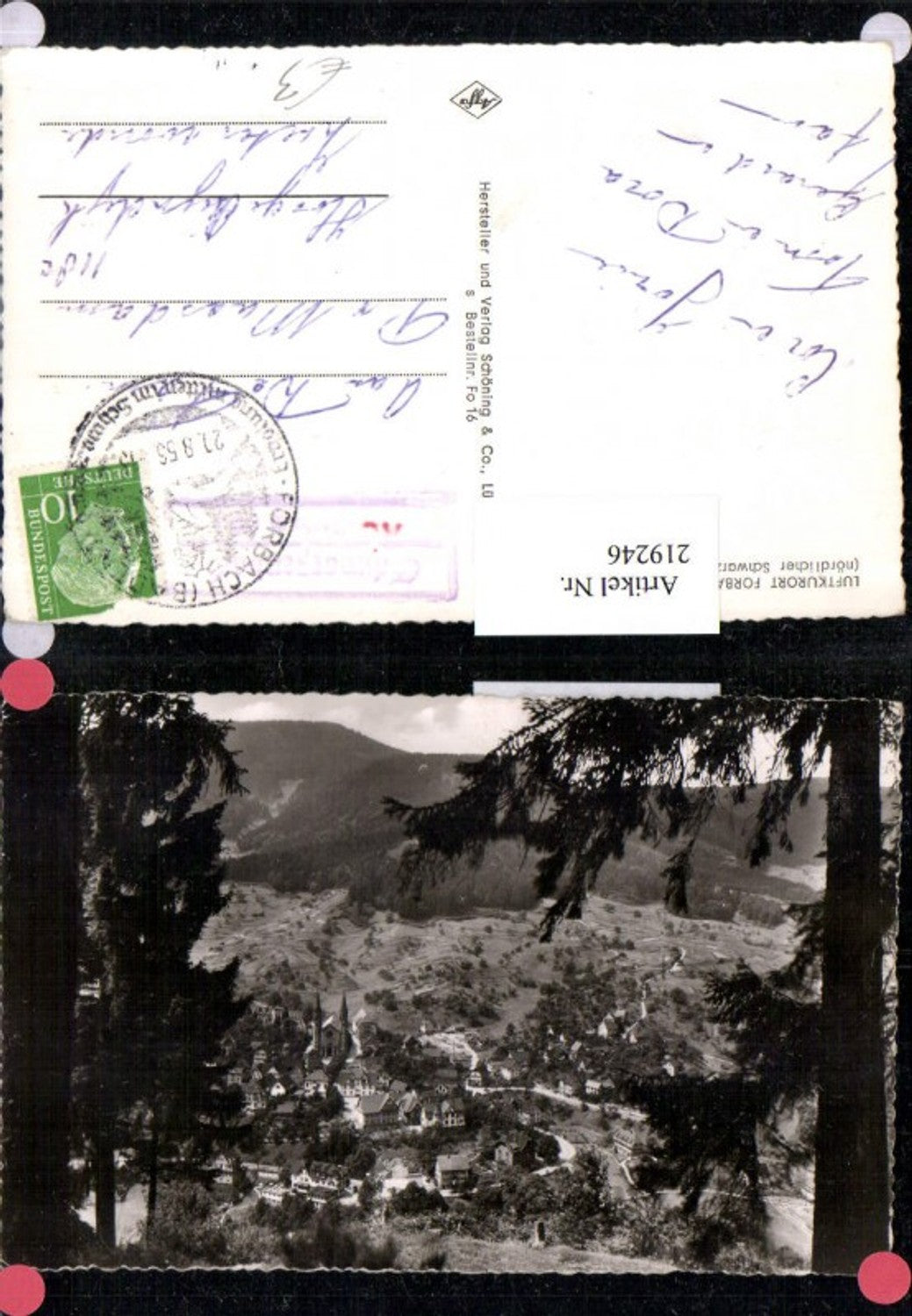 219246,Forbach im Murgtal Totale im Schwarzwald