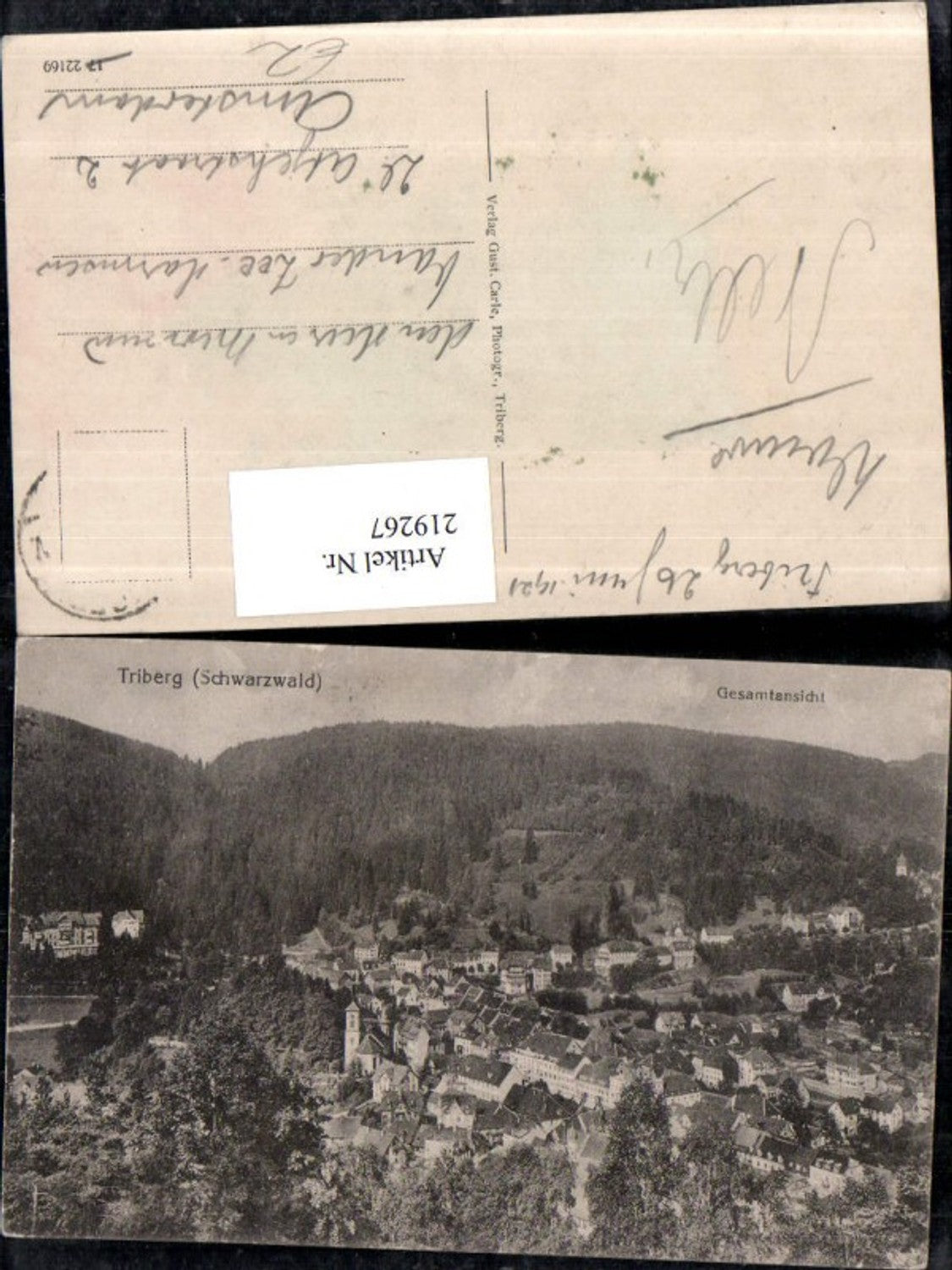 219267,Triberg im Schwarzwald Totale