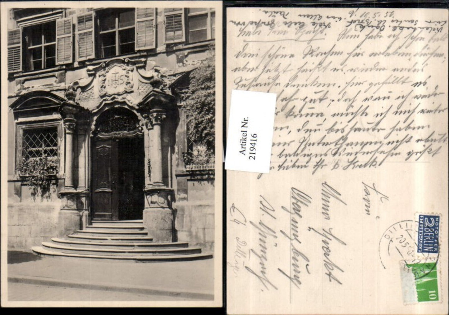 219416,Dillingen Hausansicht Tor Eingang Detailansicht