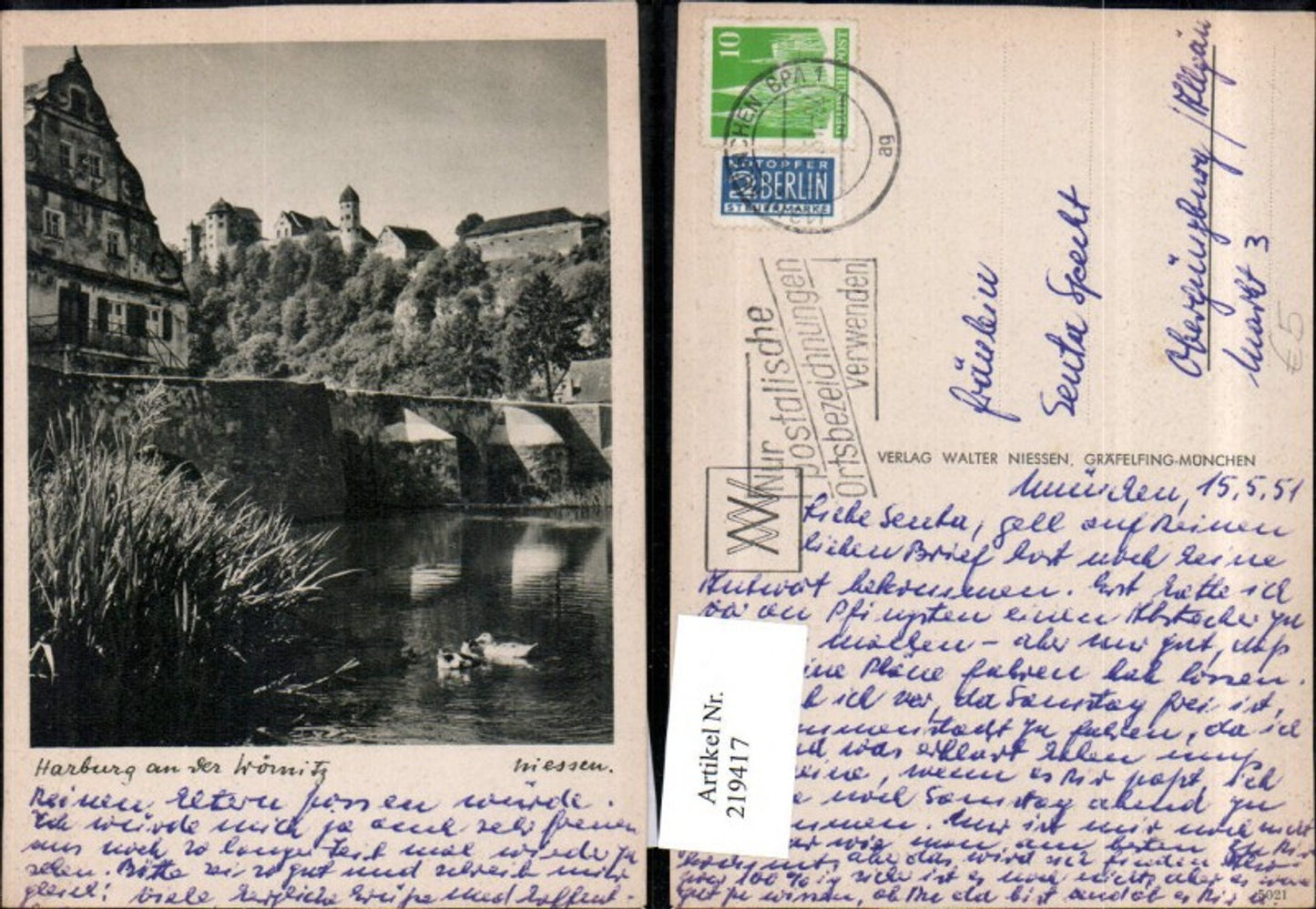 219417,Harburg a. d. Wörnitz Partie