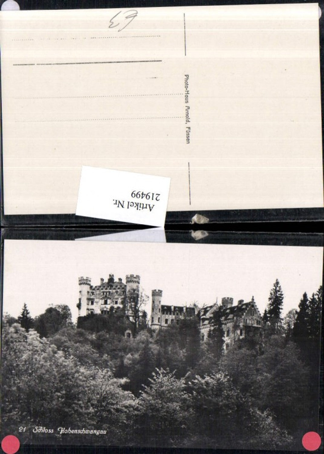 219499, Hohenschwangau Castle near Füssen