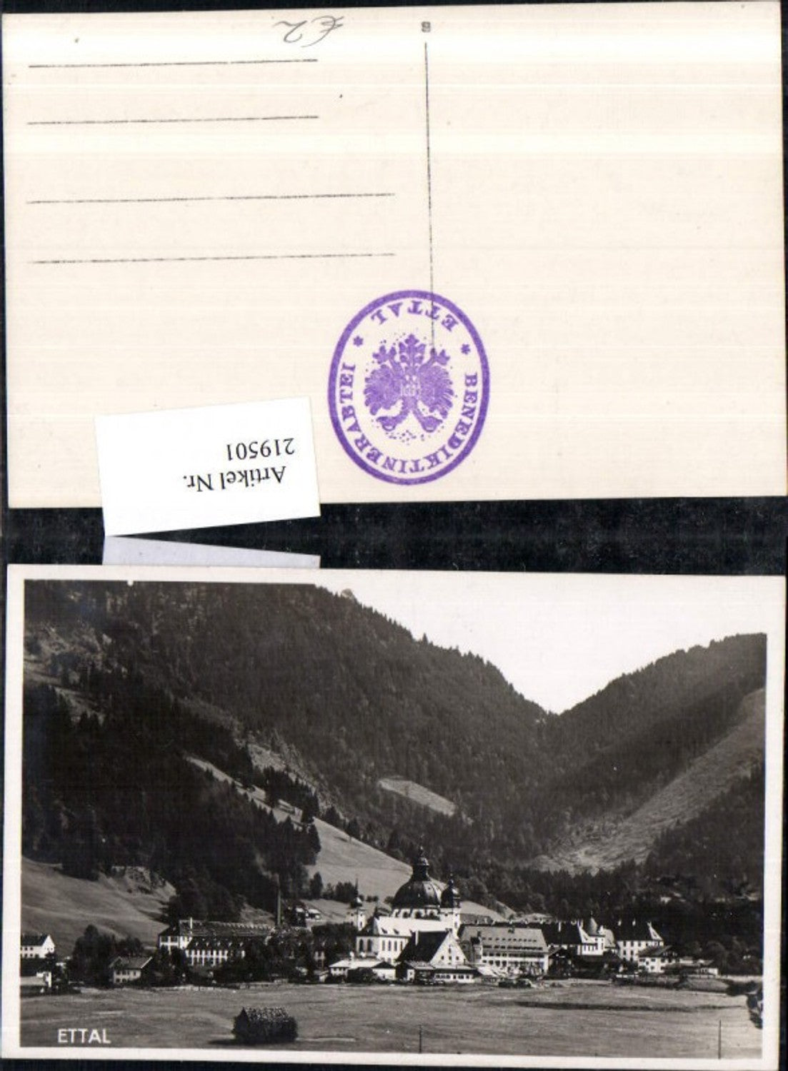 219501,Ettal Totale Kloster