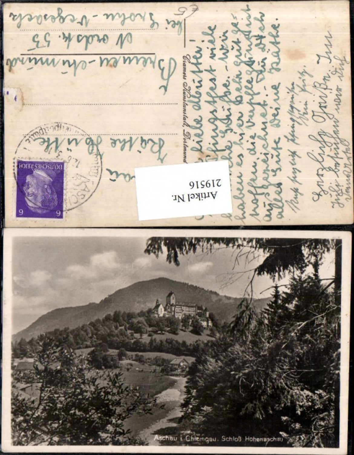 219516,Aschau im Chiemgau Schloss Hohenaschau