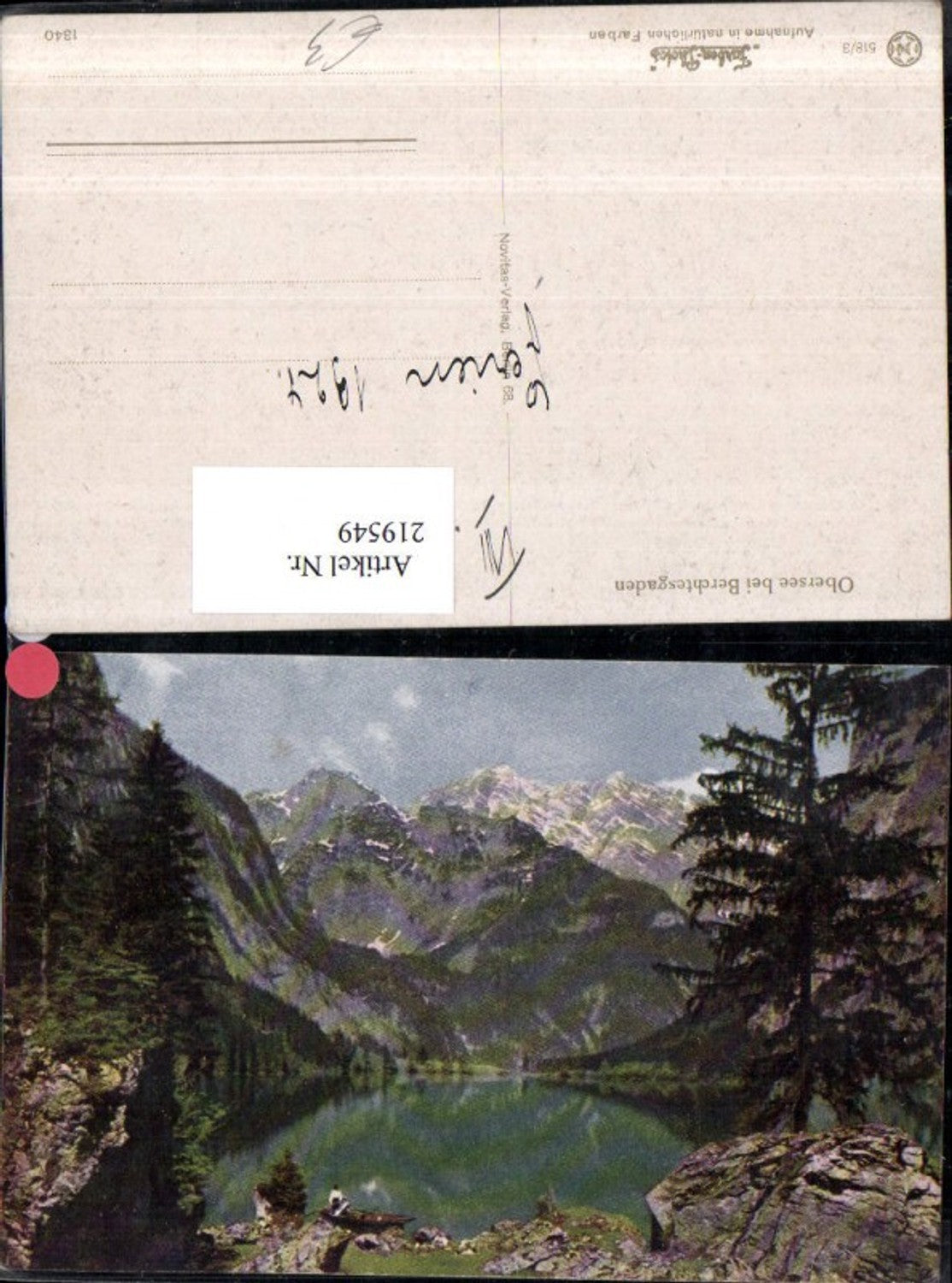 219549,Obersee See b. Berchtesgaden pub Novolito 518/3