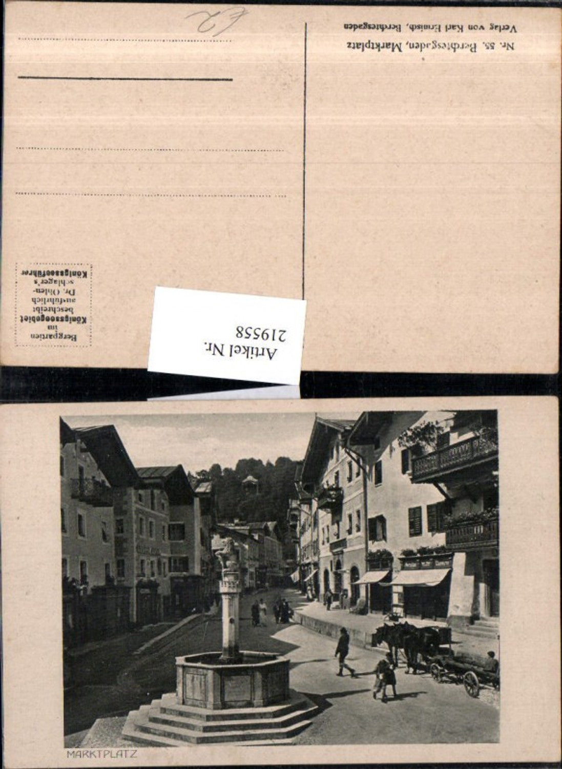 219558, Berchtesgaden Market Square Fountain