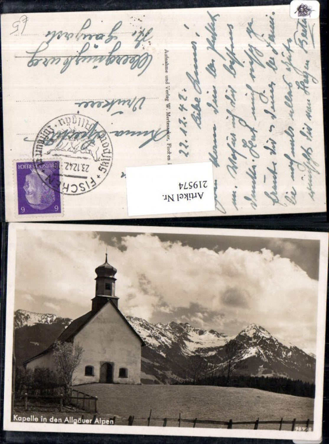 219574, Chapel in the Allgäu Alps