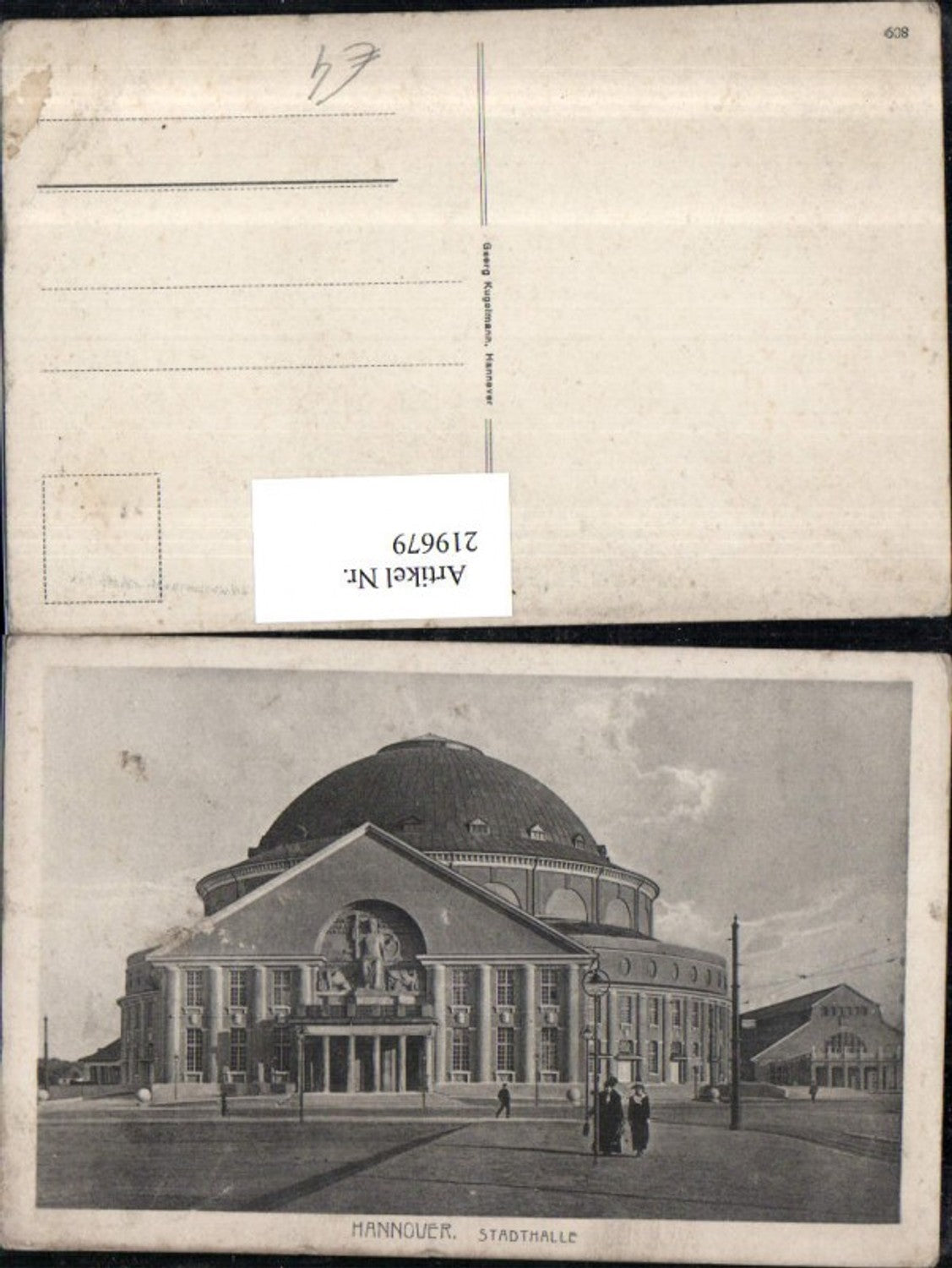 219679,Hannover Stadthalle Gebäude