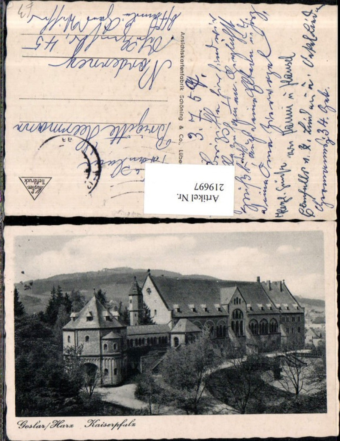 219697,Goslar im Harz Kaiserplatz