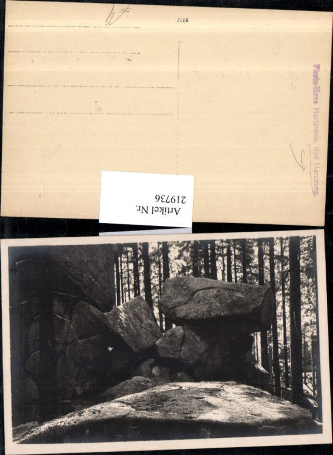 219736,Bad Harzburg Felsen Partie pub Photo-Haus Hartmann