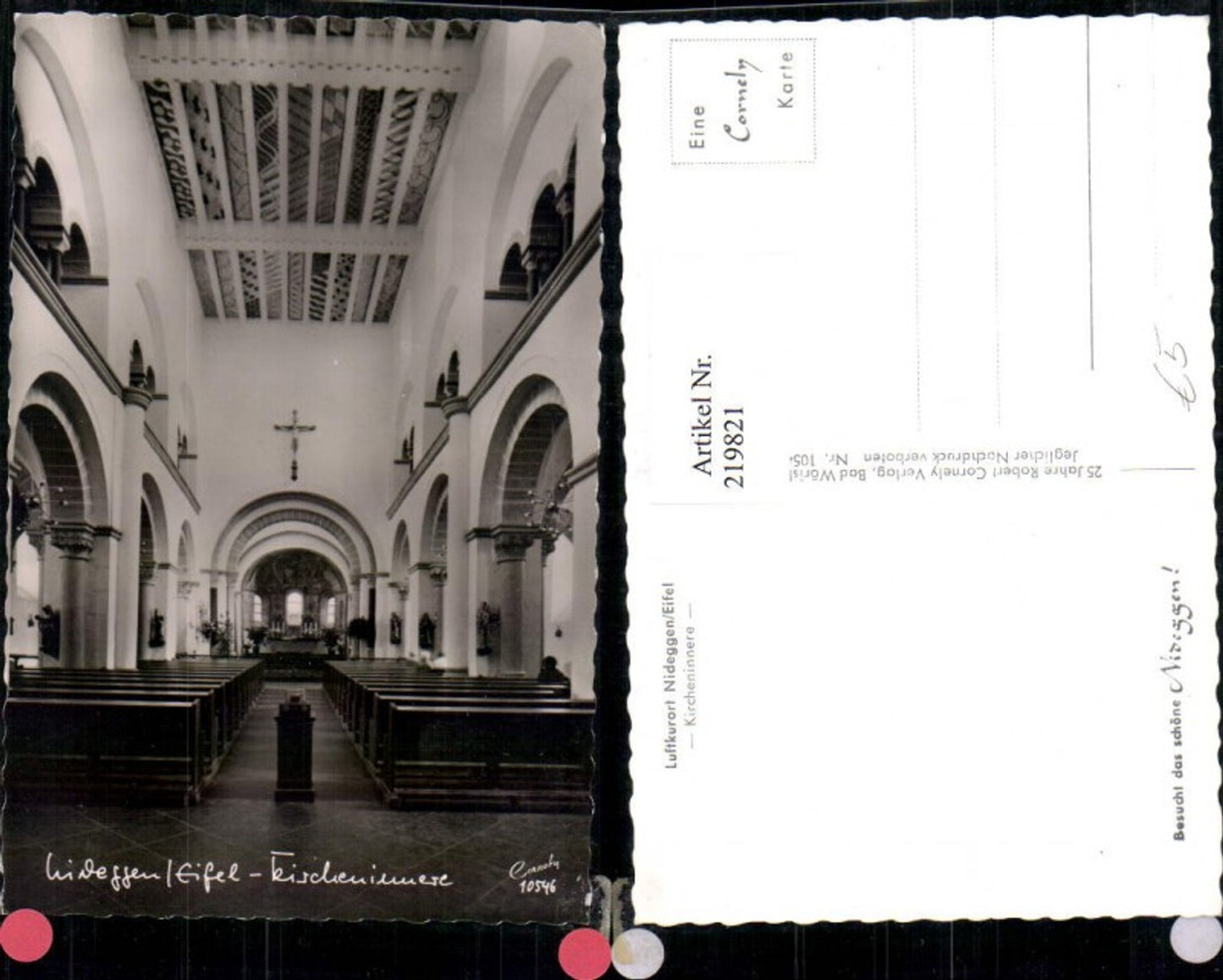 219821,Nideggen i. d. Eifel Kirche Innenansicht