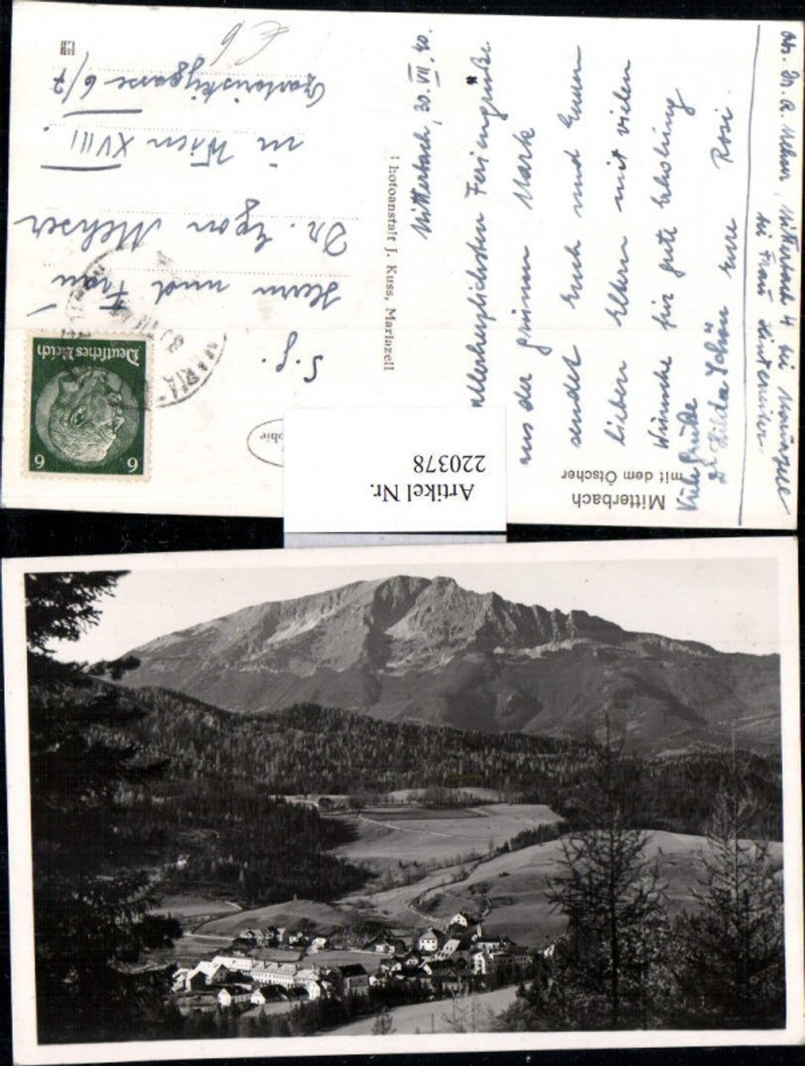 220378,Mitterbach Totale m. d. Ötscher