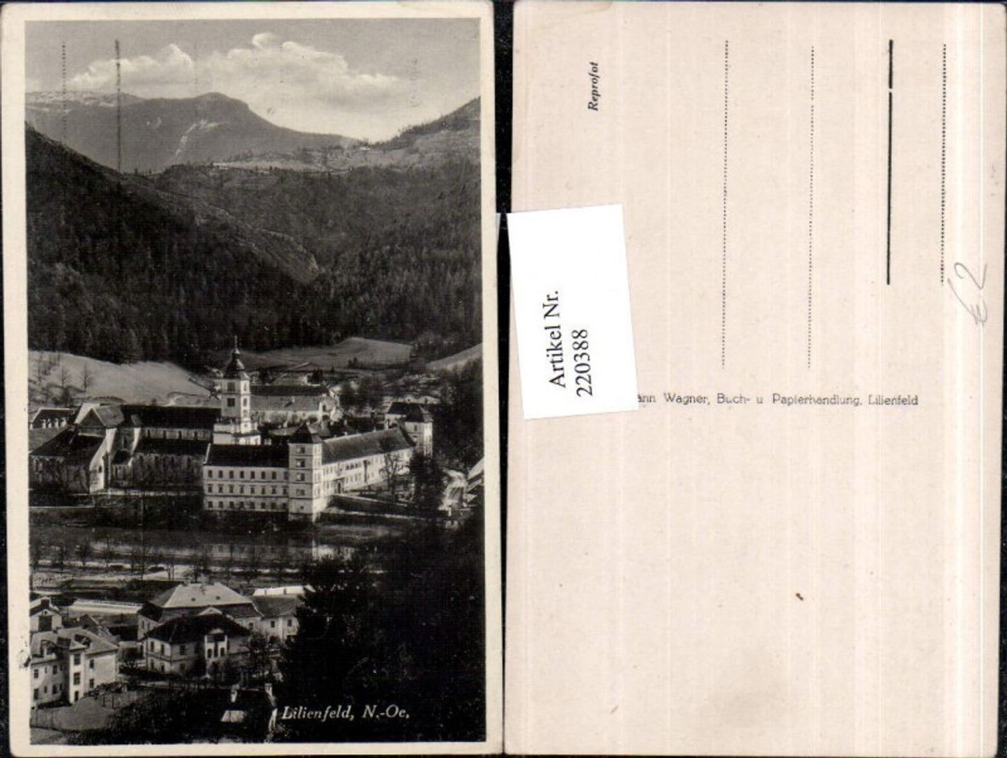 220388,Lilienfeld Teilansicht Kloster