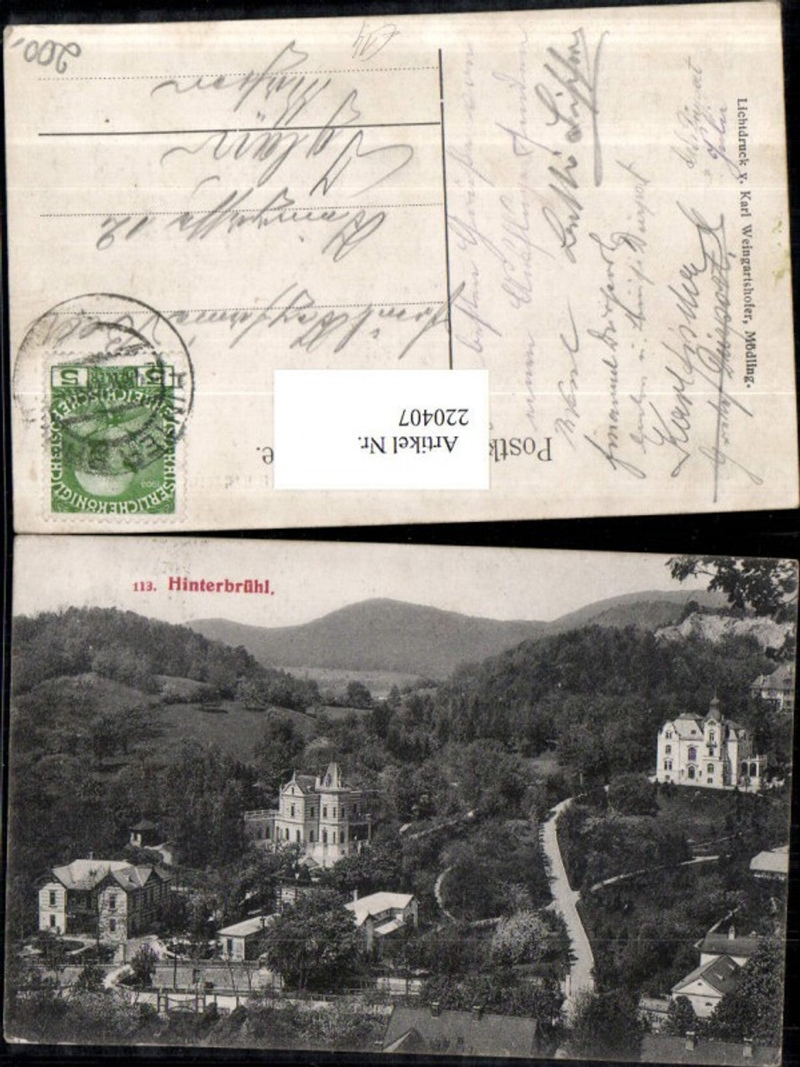 220407,Hinterbrühl b. Mödling Teilansicht