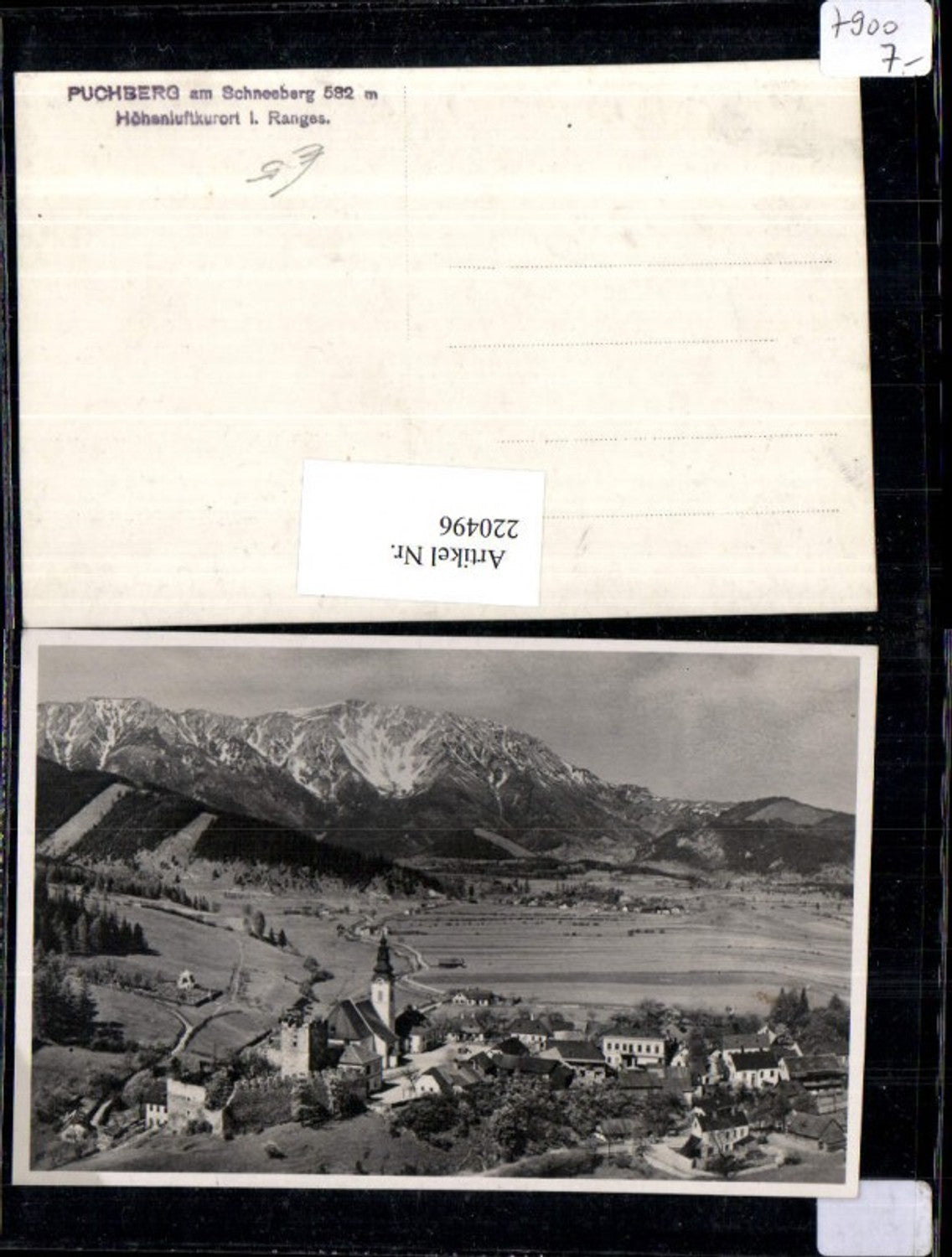 220496,Puchberg a. Schneeberg Totale