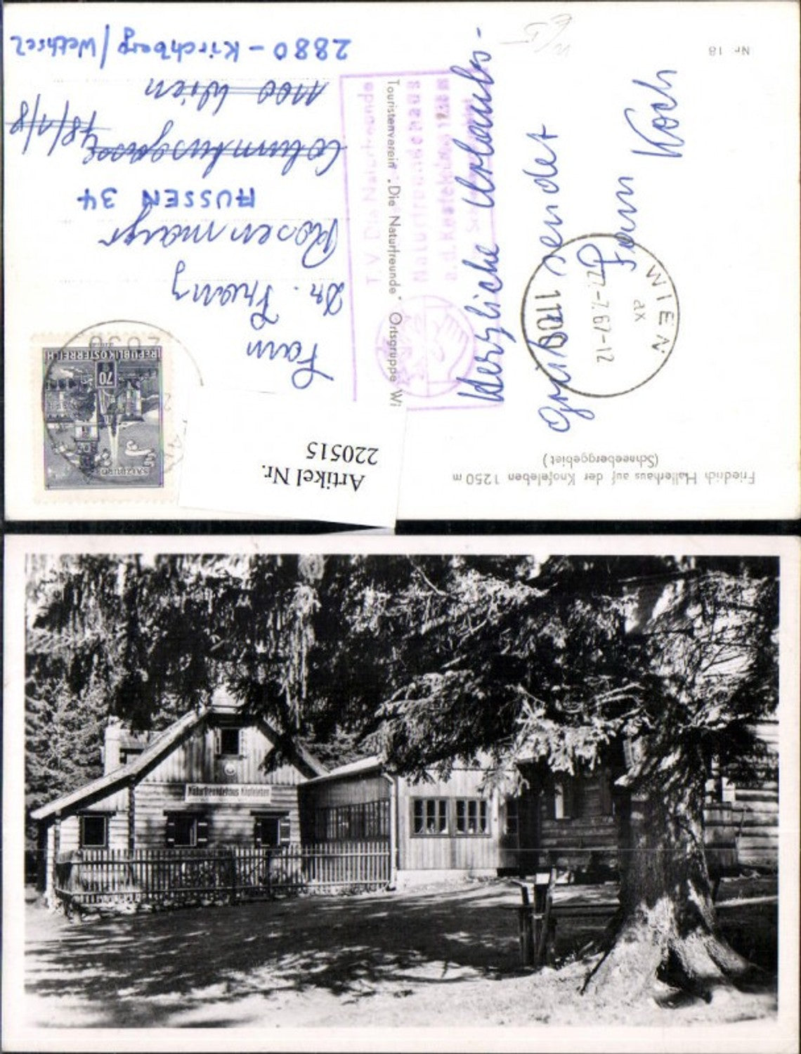 220515,Friedrich Hallerhaus auf d. Knofeleben im Schneeberggebiet b. Puchberg