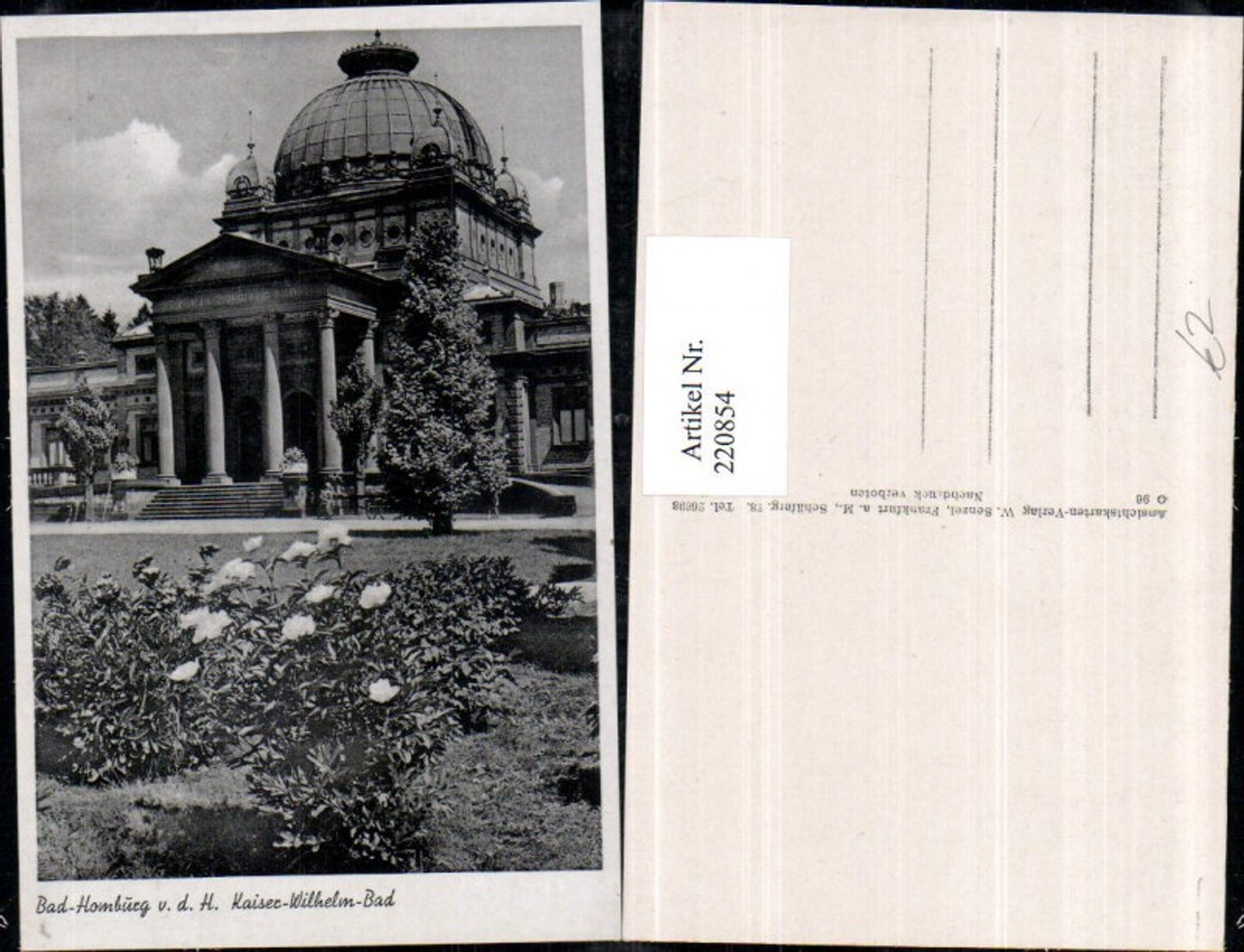 220854,Bad Homburg v. d. Höhe Kaiser-Wilhelm-Bad