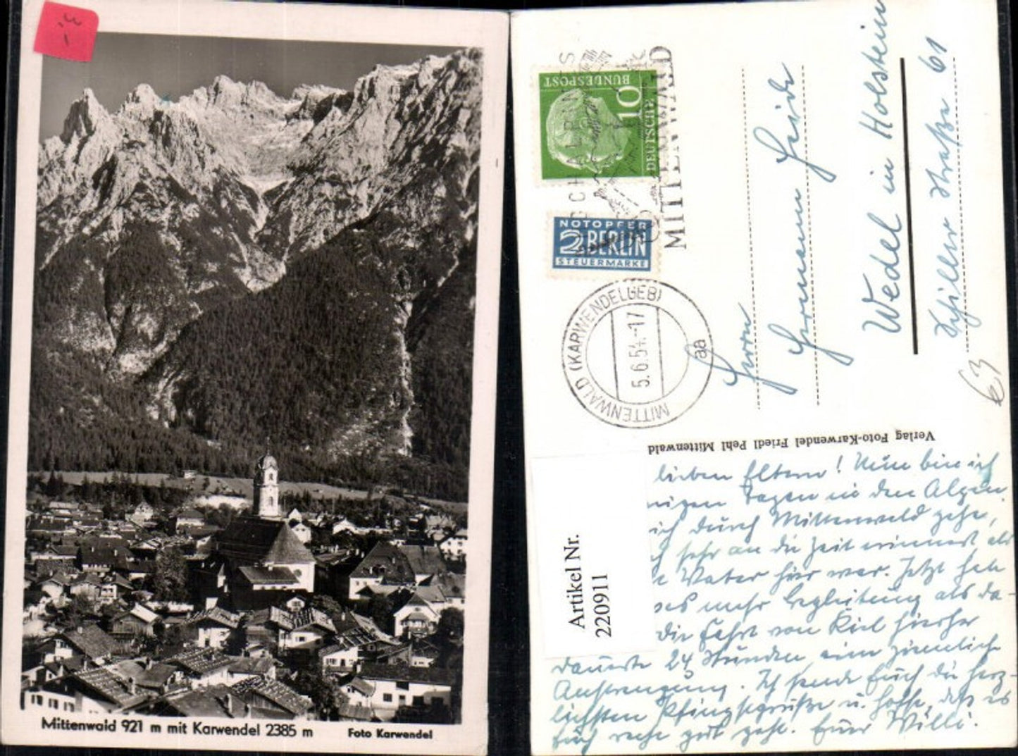 220911,Mittenwald Totale m. Karwendel
