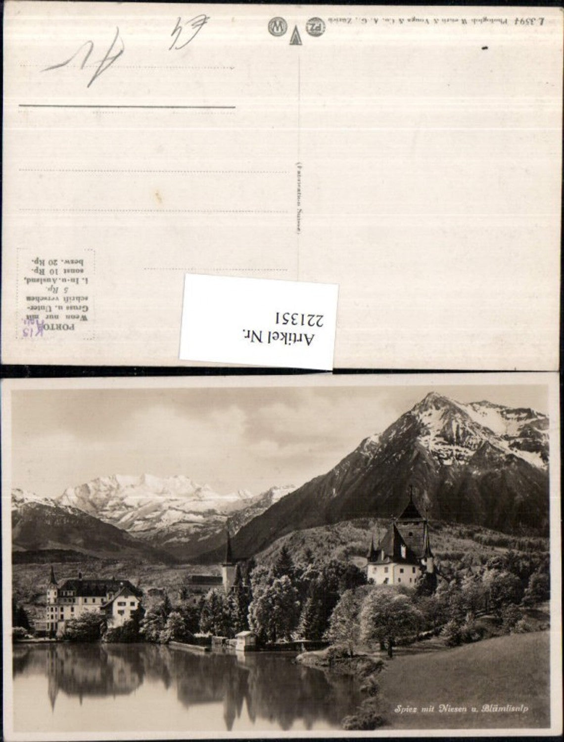 Alte Ansichtskarte – Old Postcard