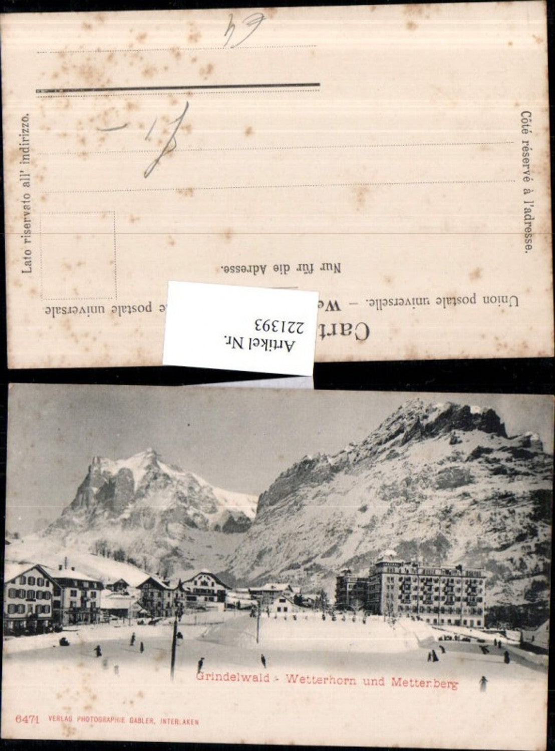 Alte Ansichtskarte – Old Postcard