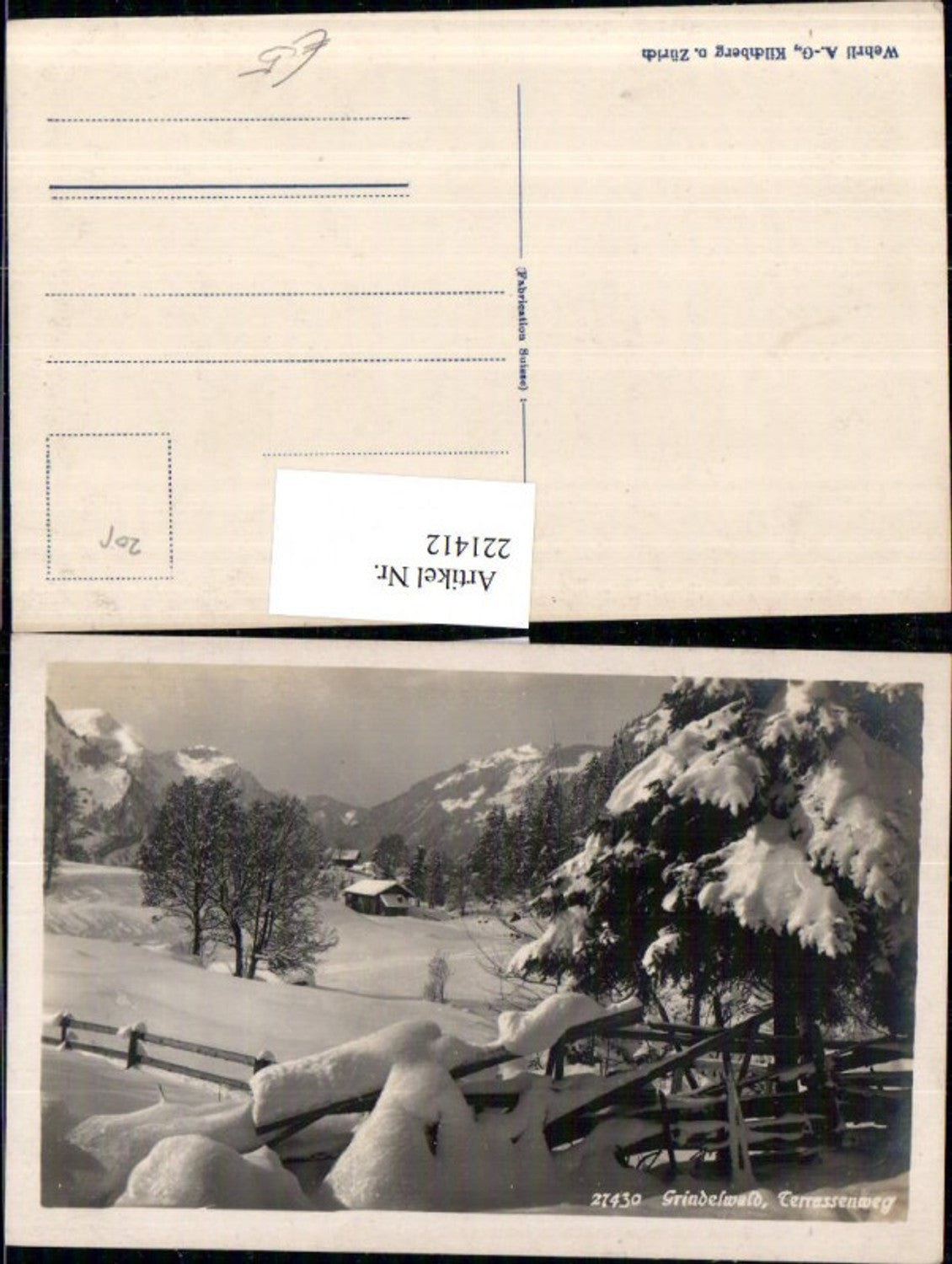 Alte Ansichtskarte – Old Postcard