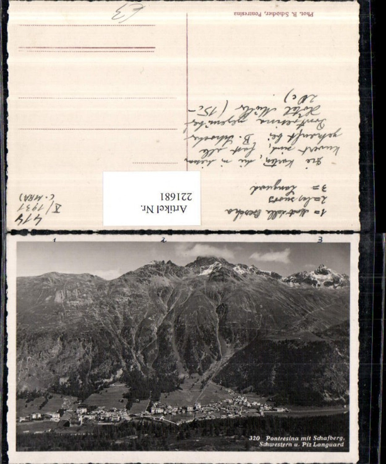 Alte Ansichtskarte – Old Postcard