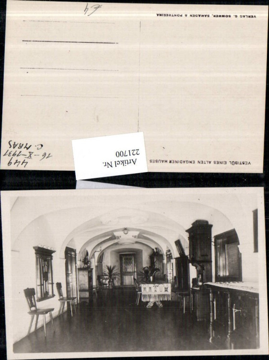 Alte Ansichtskarte – Old Postcard