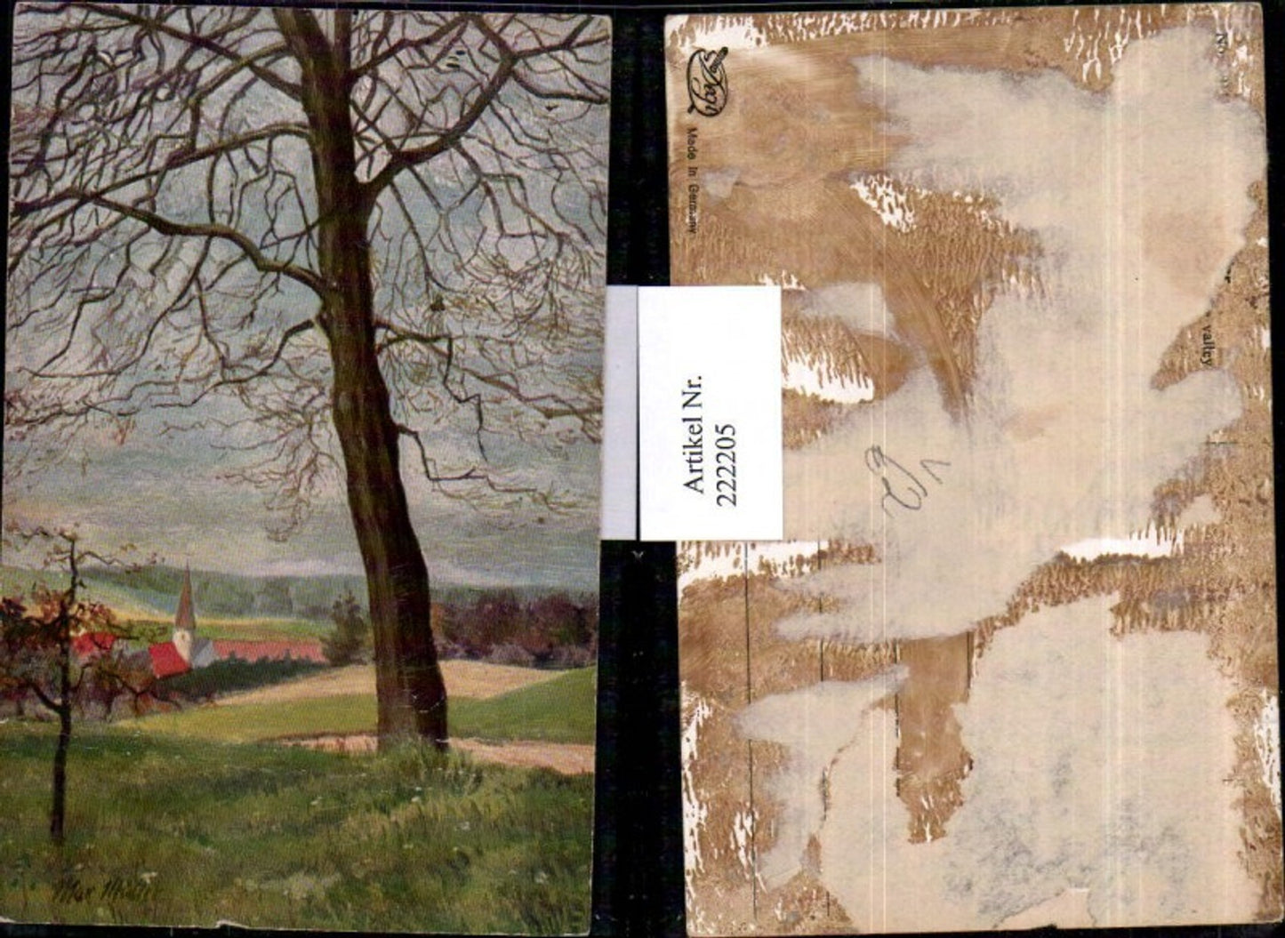 222205,Degi AK 1311 Künstler Max Müller Landschaft Baum
