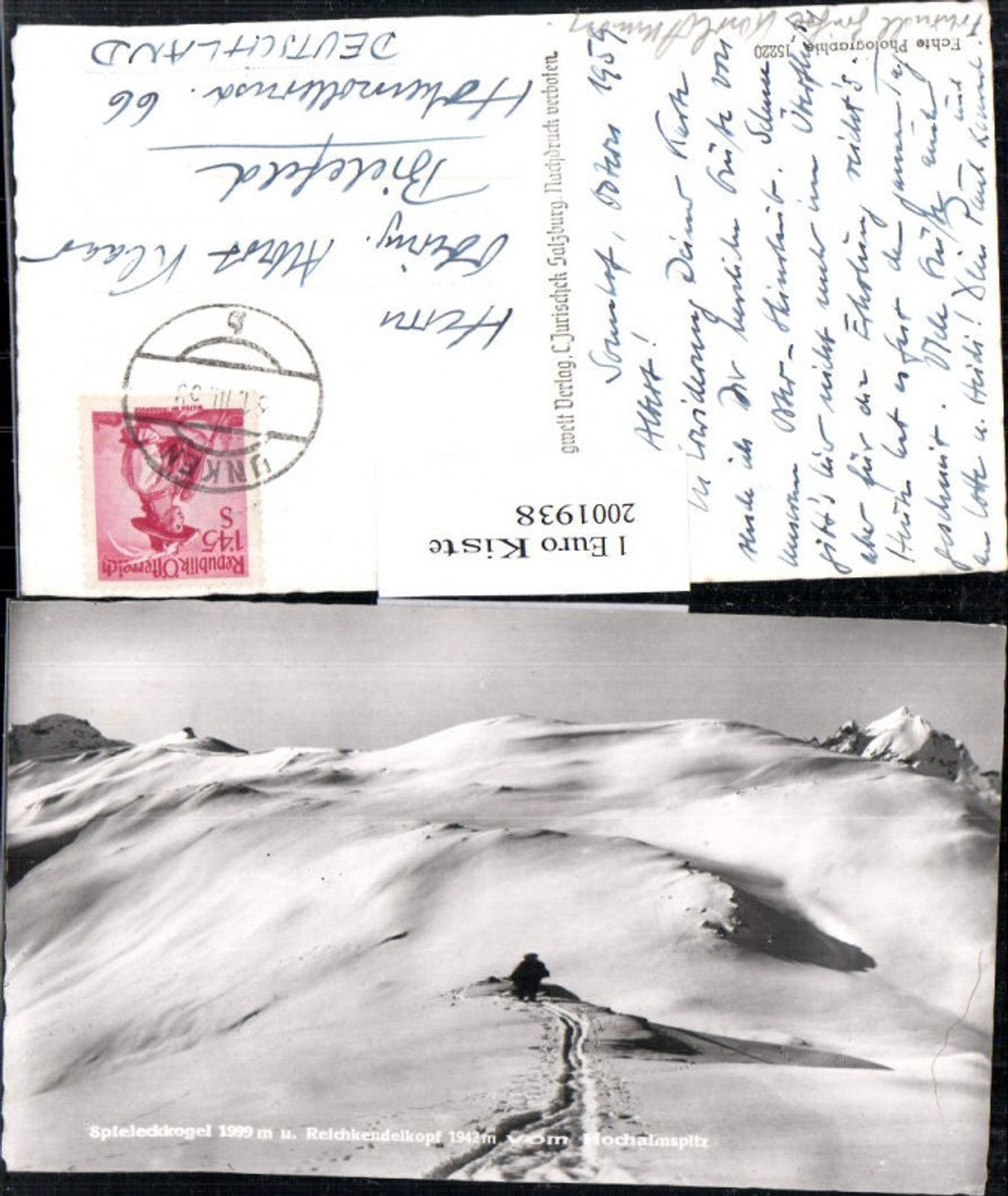2001938,Spieleckkogel u. Reichkendelkopf v. Hochalmspitz Winterbild