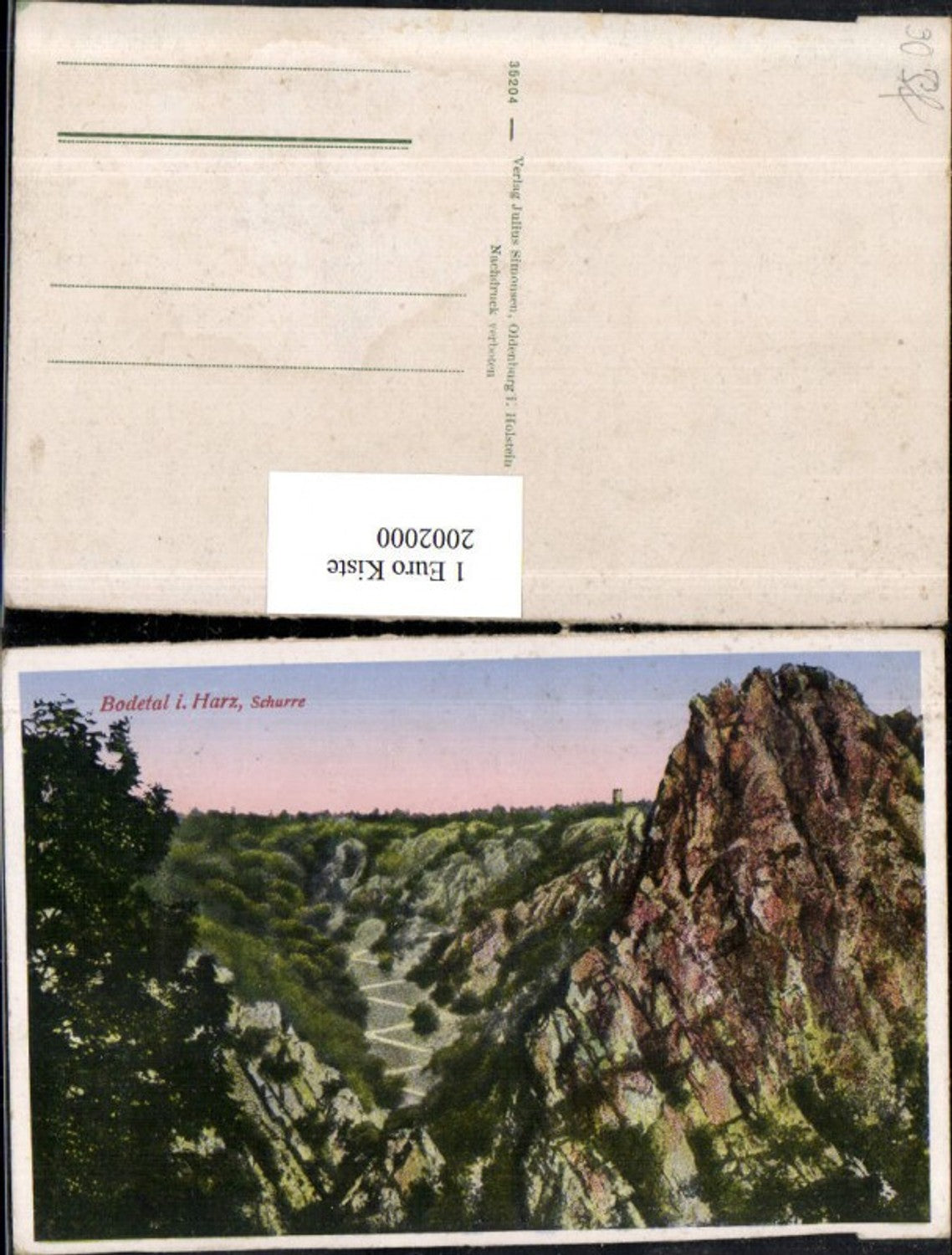 2002000,Bodetal im Harz Schurre Bergkulisse