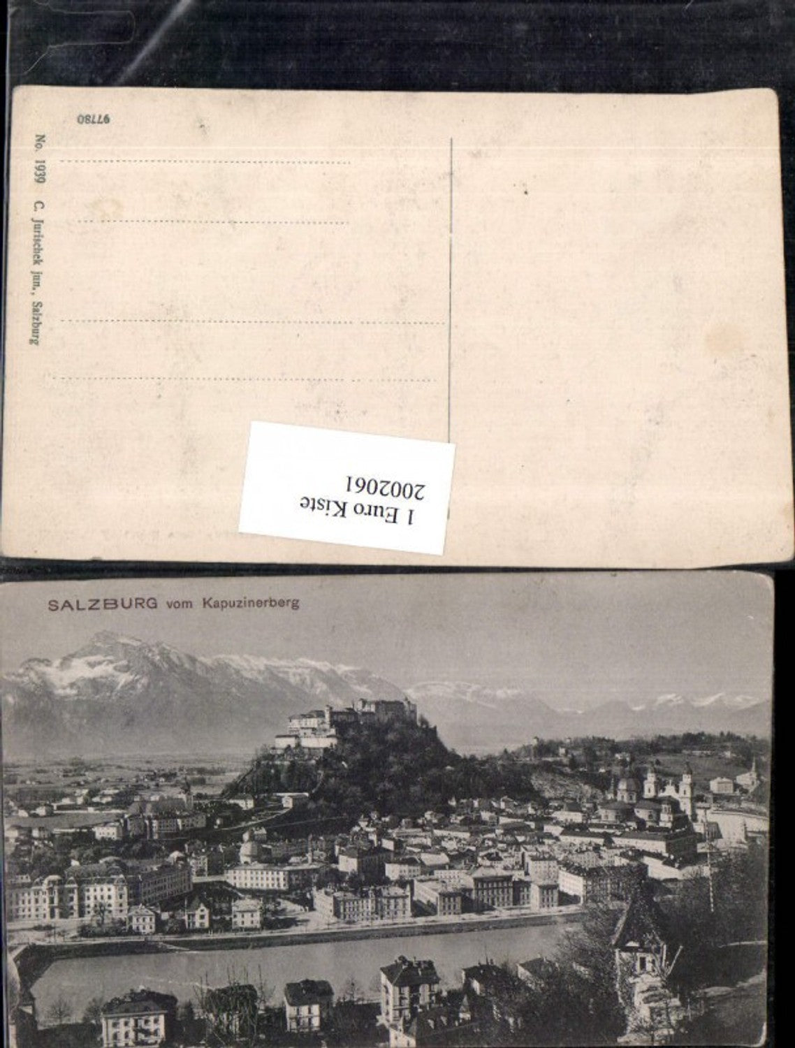 2002061,Salzburg Totale vom Kapuzinerberg