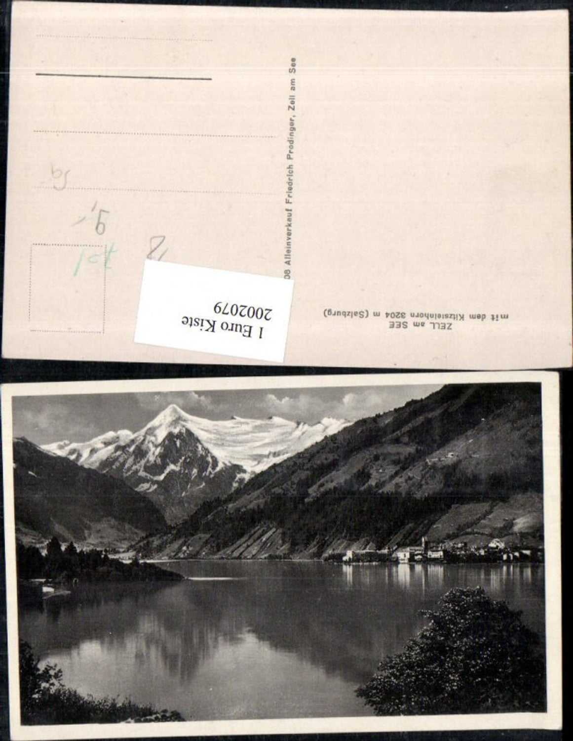 2002079,Zell am See m. d. Kitzsteinhorn Bergkulisse