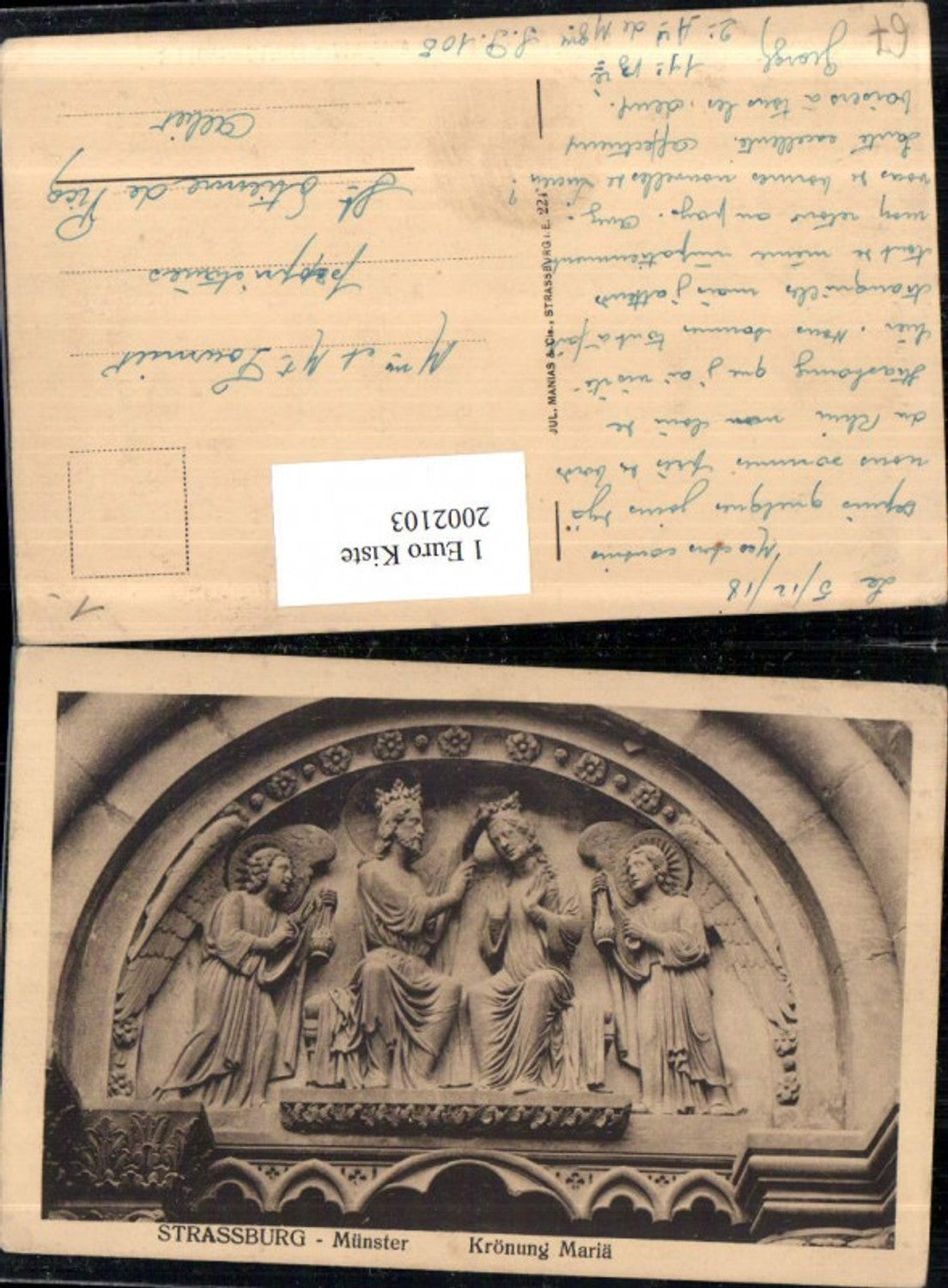 2002103,Straßburg Münster Krönung Mariä