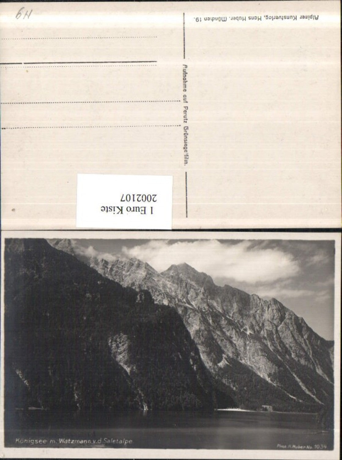 2002107,Königsee See m. Watzman v. d. Saletalpe Bergkulisse