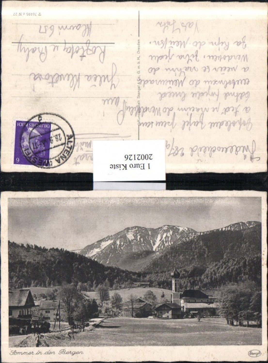 2002126,Sommer in den Bergen Ortsansicht