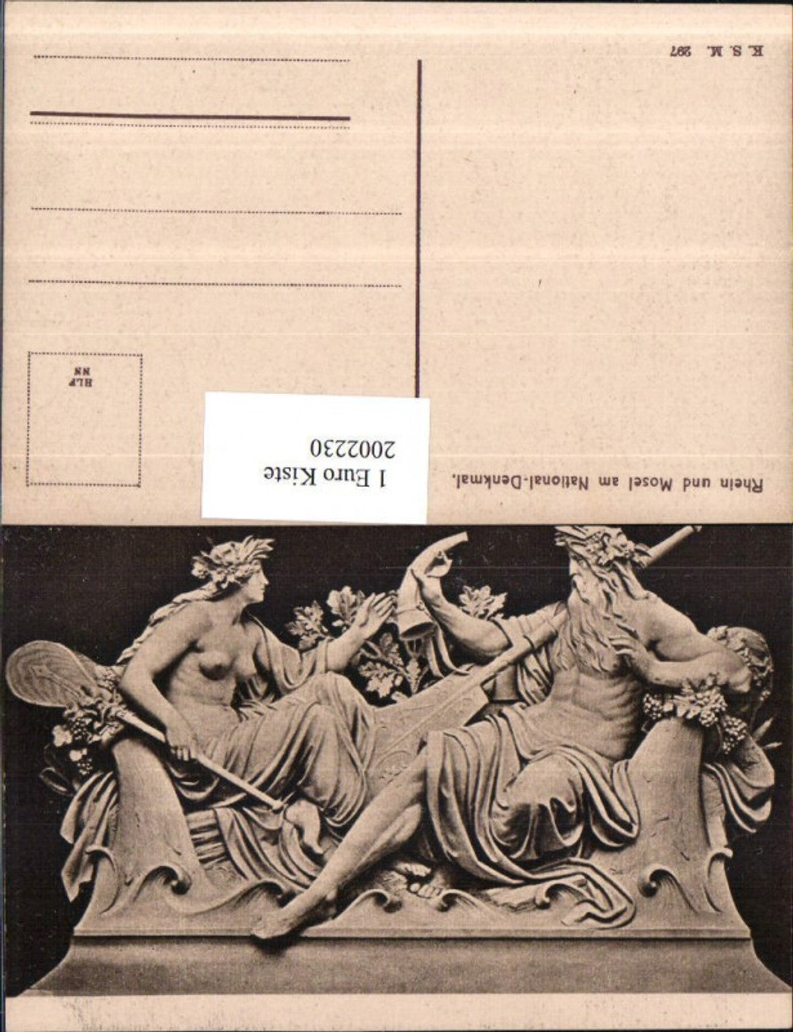 2002230,Rhein u. Mosel am National-Denkmal Akt Statuen