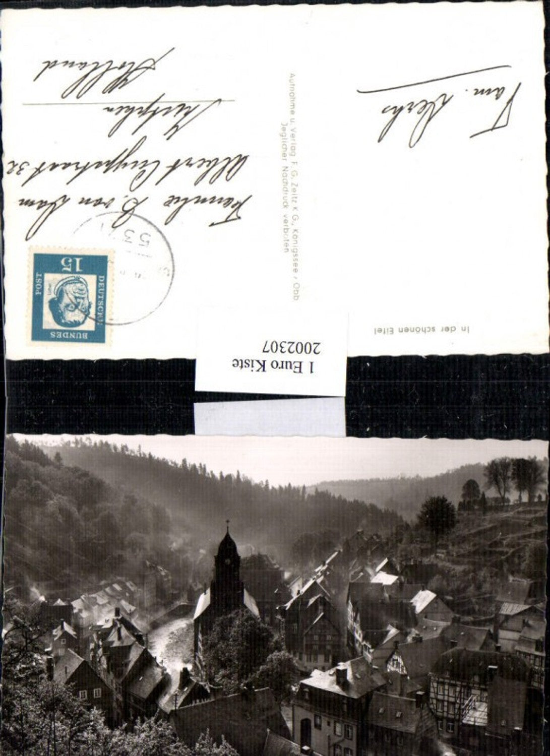 2002307,Morgengrauen in Monschau a. d. Eifel Totale