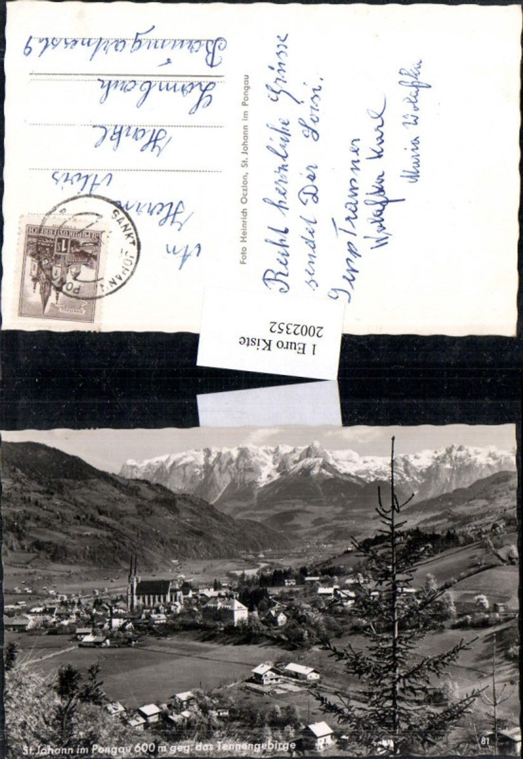 2002352,St Johann im Pongau Totale geg. d. Tennengebirge
