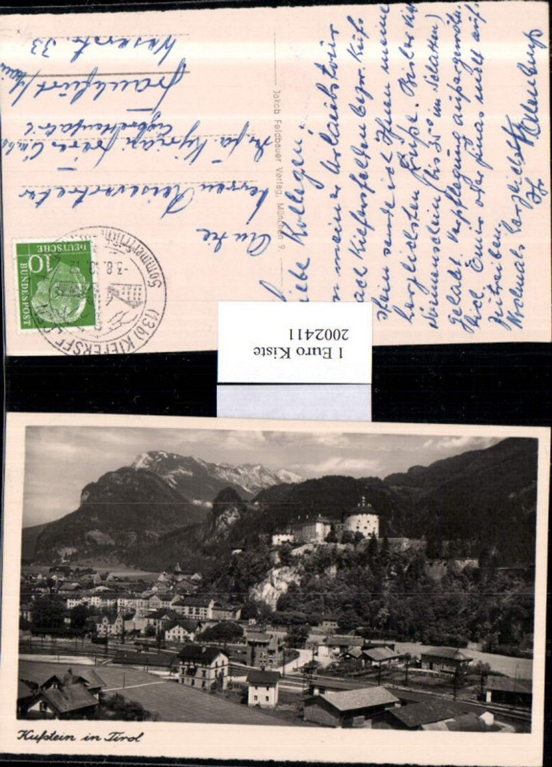 2002411,Kufstein i. Tirol Teilansicht m. Festung