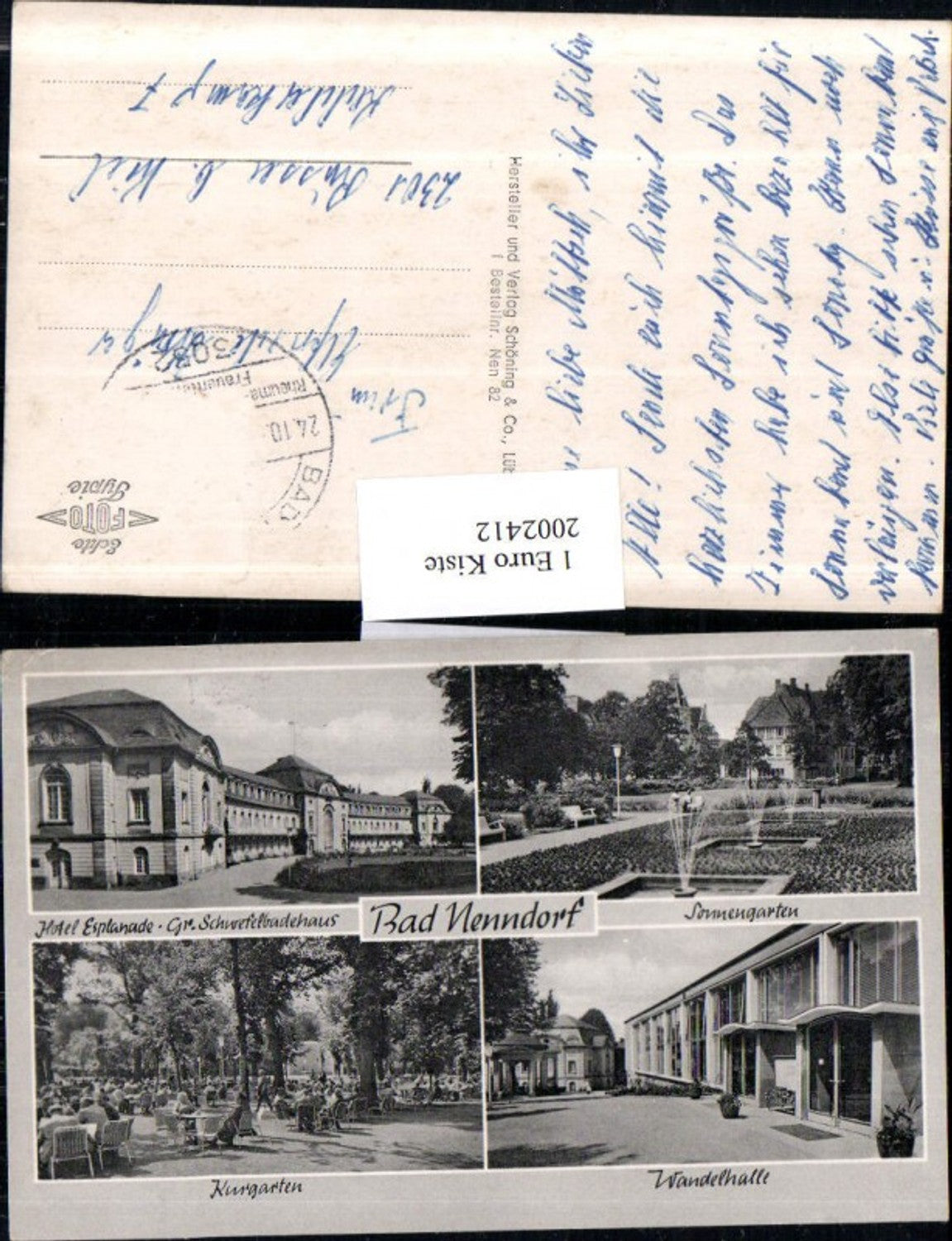2002412,Bad Nenndorf Hotel Esplanade Sonnengarten Wandelhalle Kurgarten Terrasse Mehrbildkarte