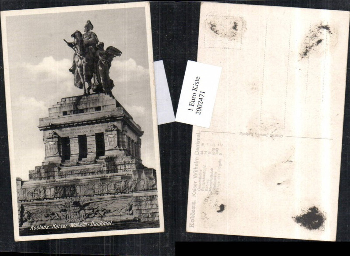 2002471,Koblenz Kaiser-Wilhelm-Denkmal