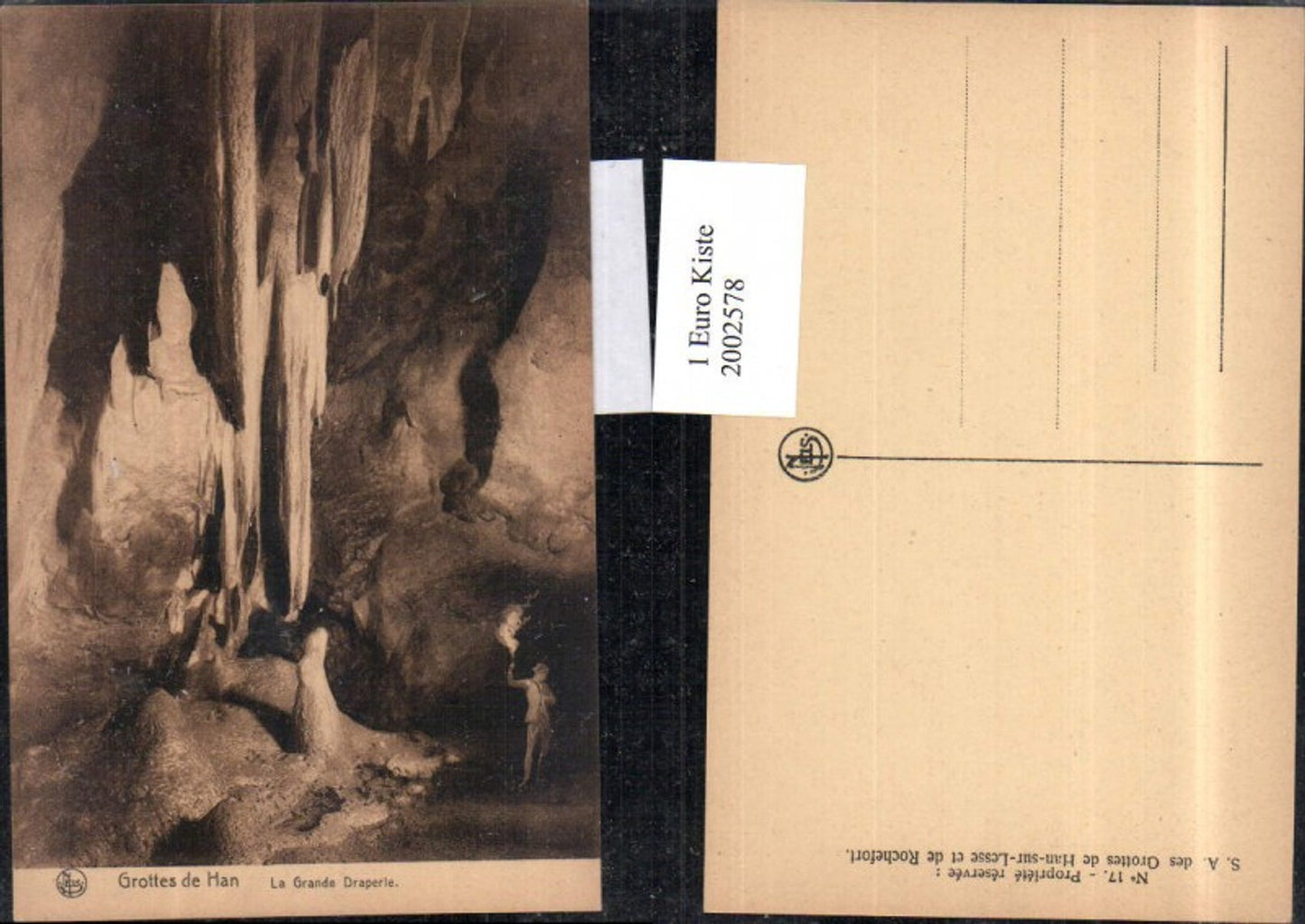 2002578,Grottes de Han b. Han-sur-Lesse La Grande Draperle