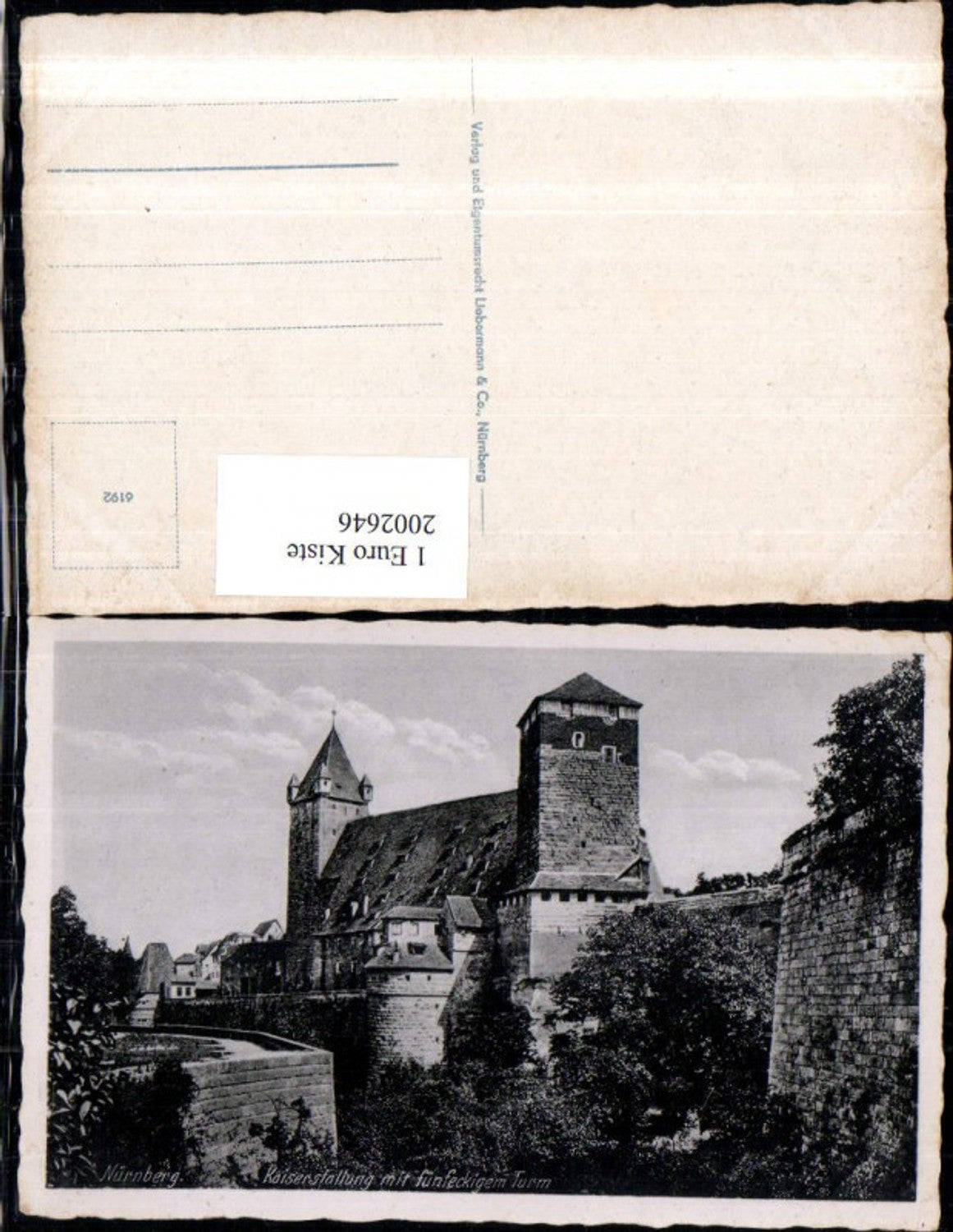 2002646,Nürnberg Kaiserstallung m. Fünfeckigem Turm Burg