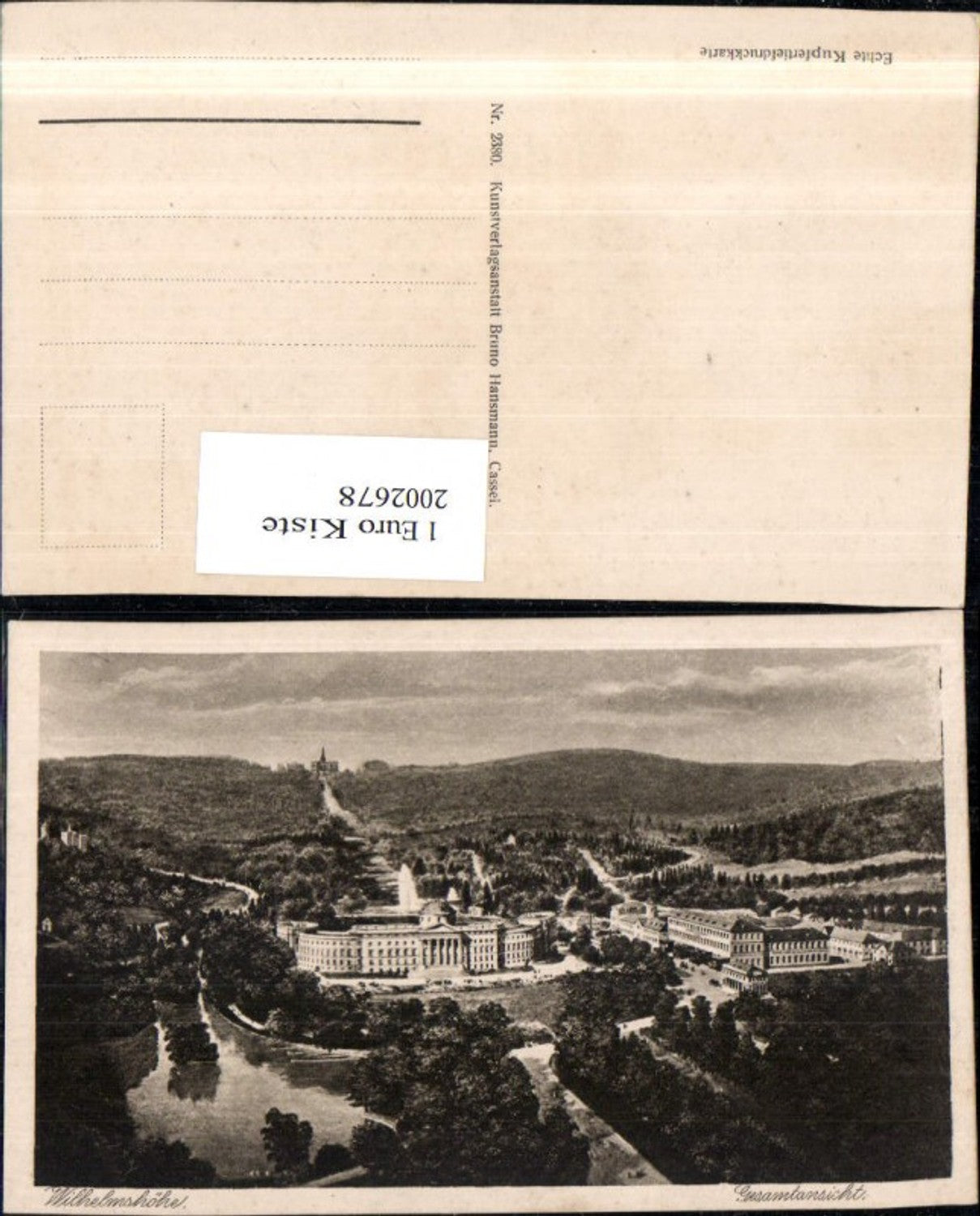 2002678,Wilhelmshöhe Totale Gesamtansicht