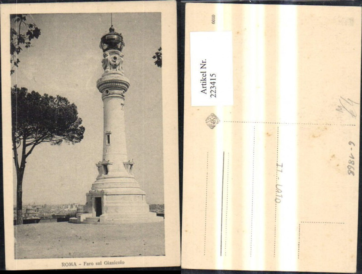 223415,Roma Rom Faro sul Gianicolo Leuchtturm