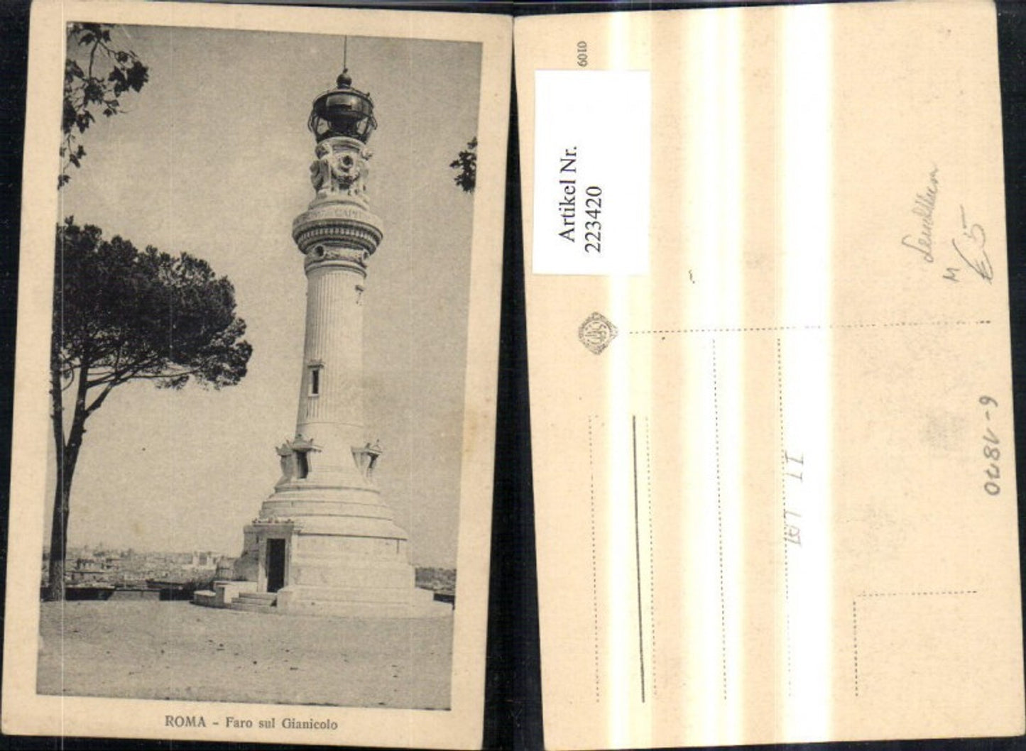 223420,Roma Rom Faro sul Gianicolo Leuchtturm