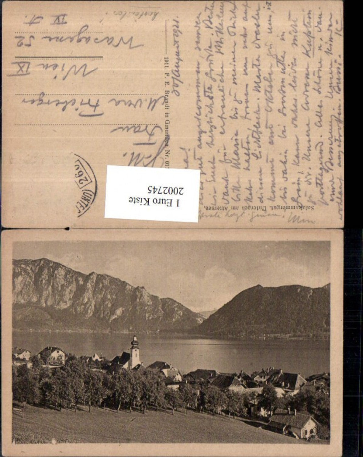 2002745,Salzkammergut Unterach a. Attersee Teilansicht